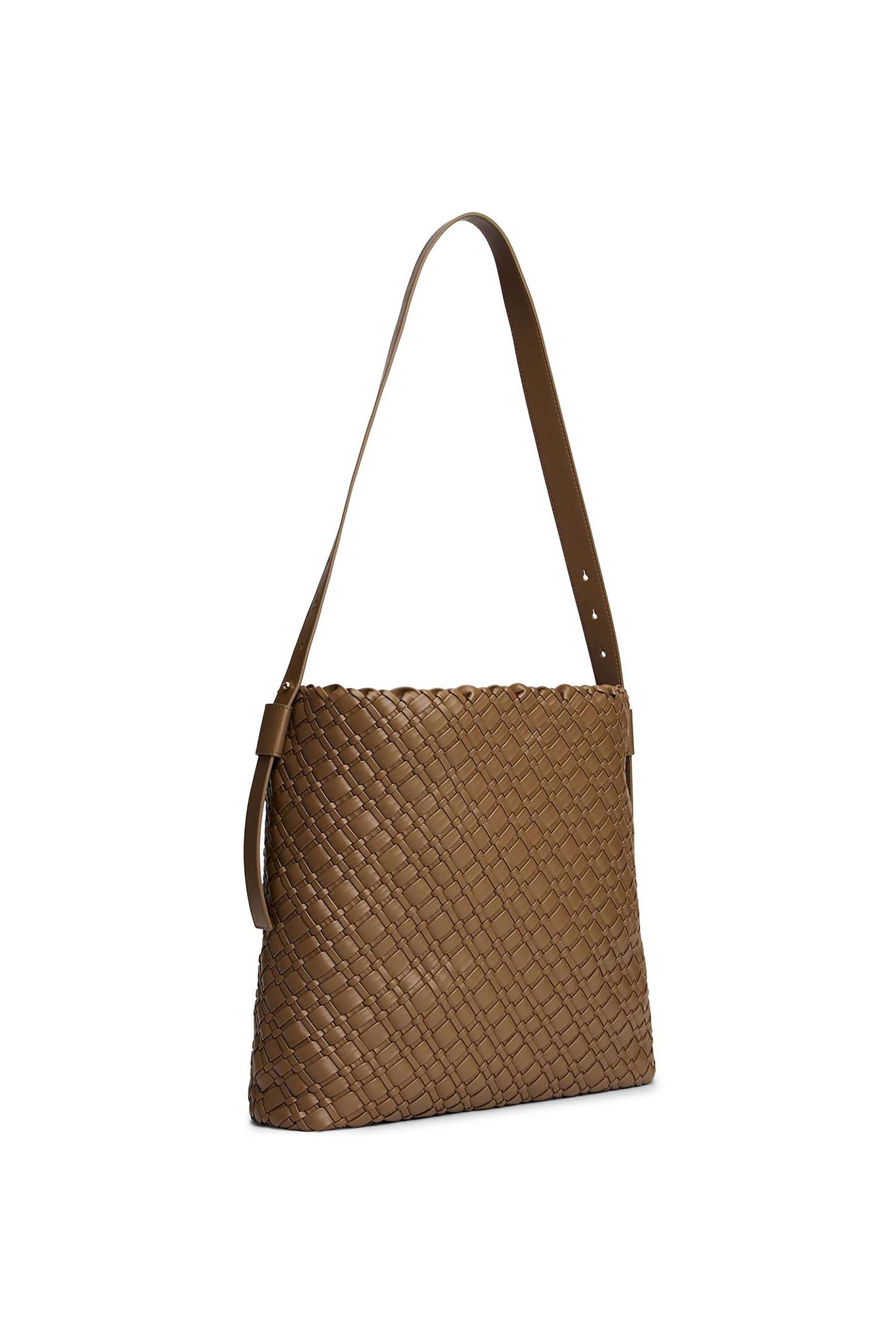Tommy Hilfiger γυναικεία τσάντα ώμου hobo με μεταλλικό monogram 