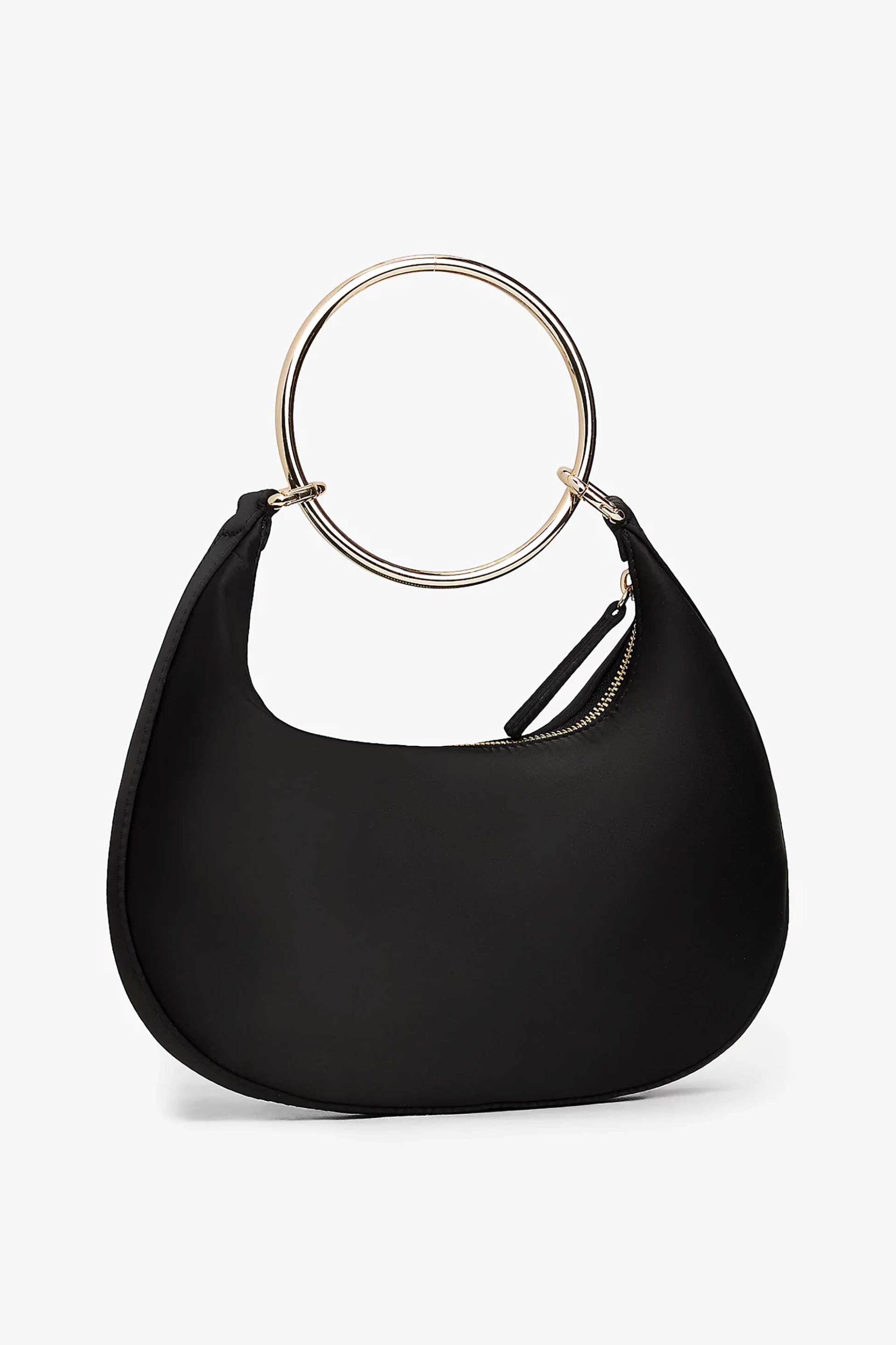 Tommy Hilfiger γυναικεία τσάντα χειρός hobo με μεταλλικό monogram 