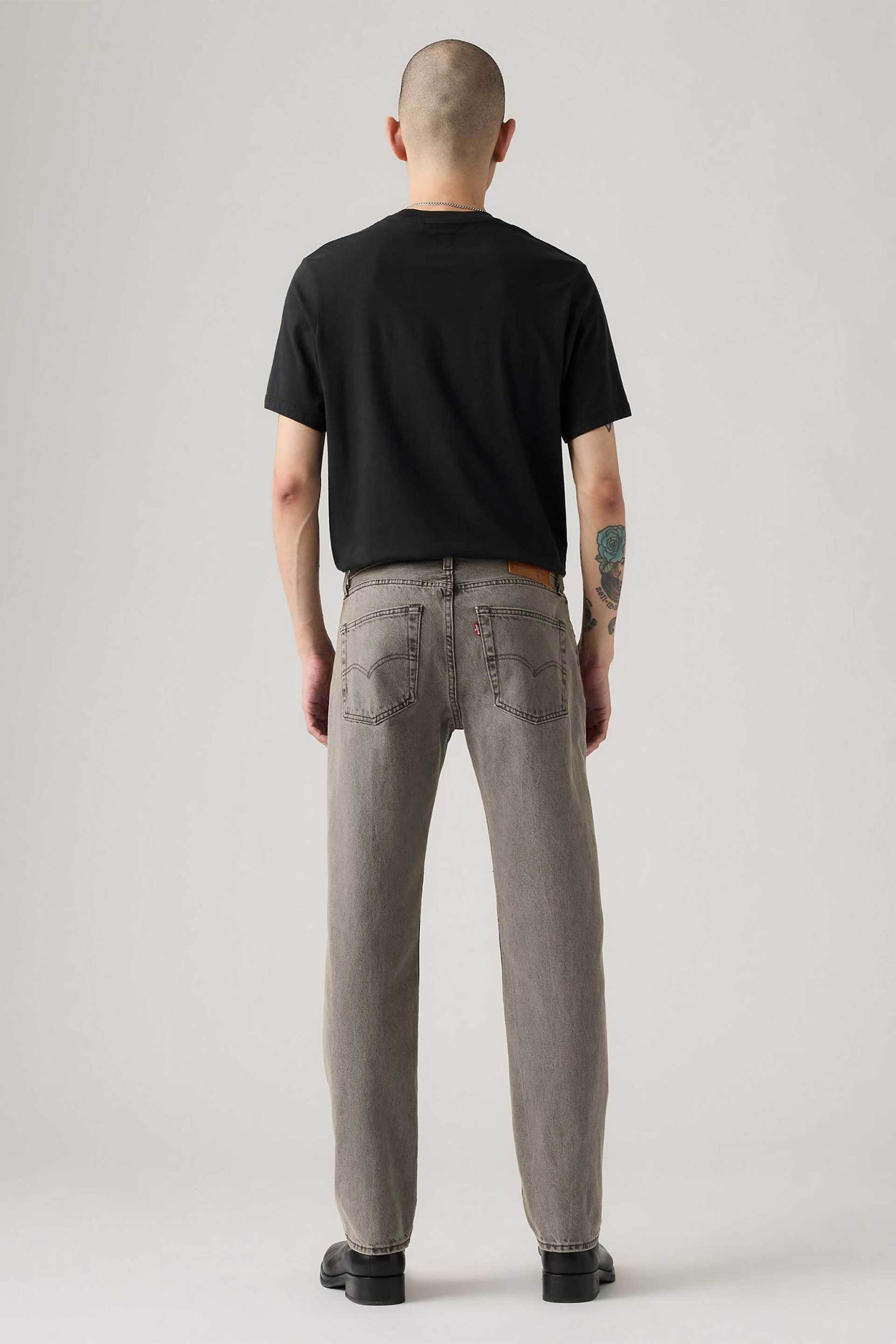 Levi's® ανδρικό τζιν παντελόνι πεντάτσεπο Straight Fit "501® Original" - 005013496 Γκρι φωτογραφία