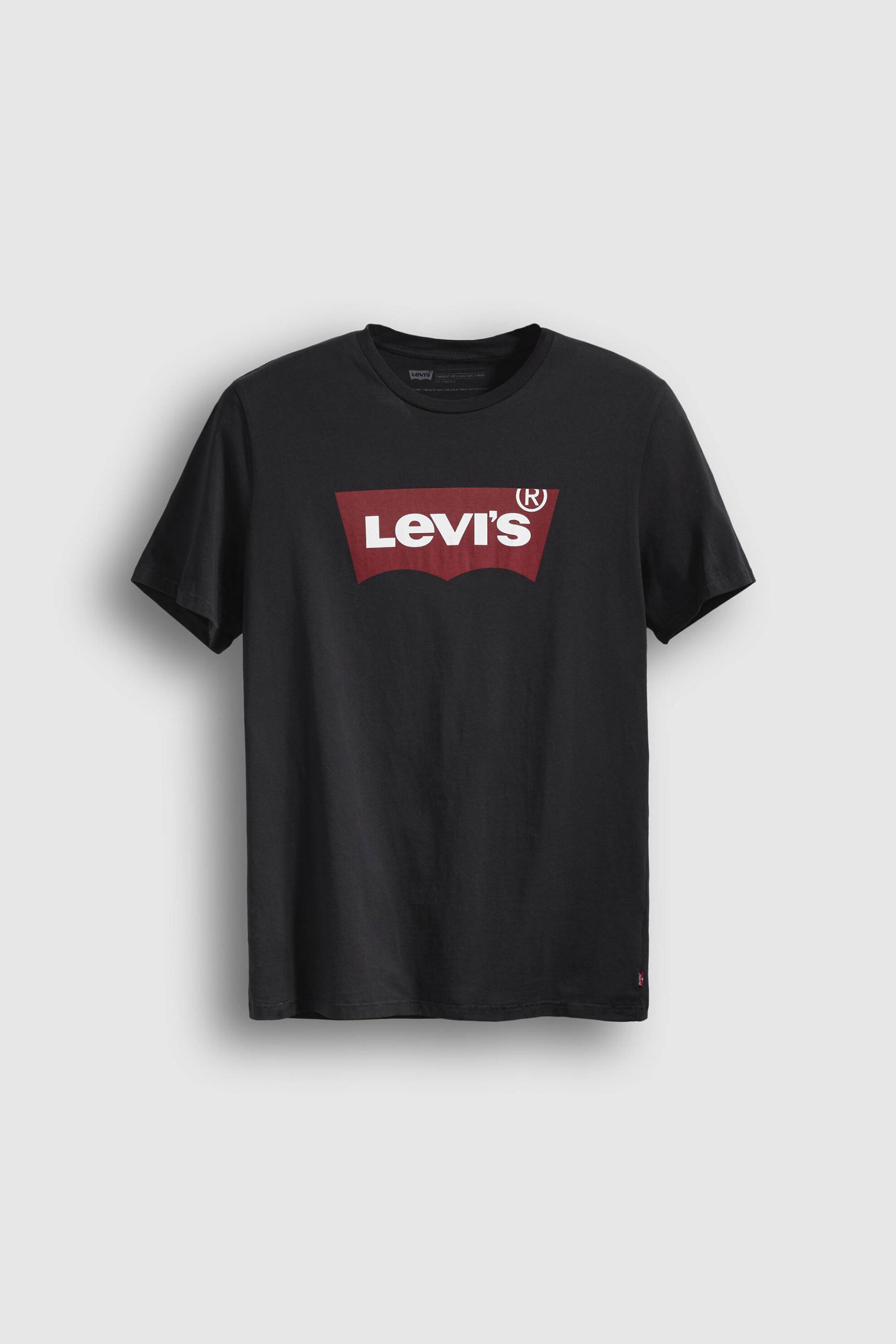 Levi's® ανδρικό T-shirt μονόχρωμο βαμβακερό με contrast logo print "Graphic Set-in" - 177830137 Μαύρο φωτογραφία