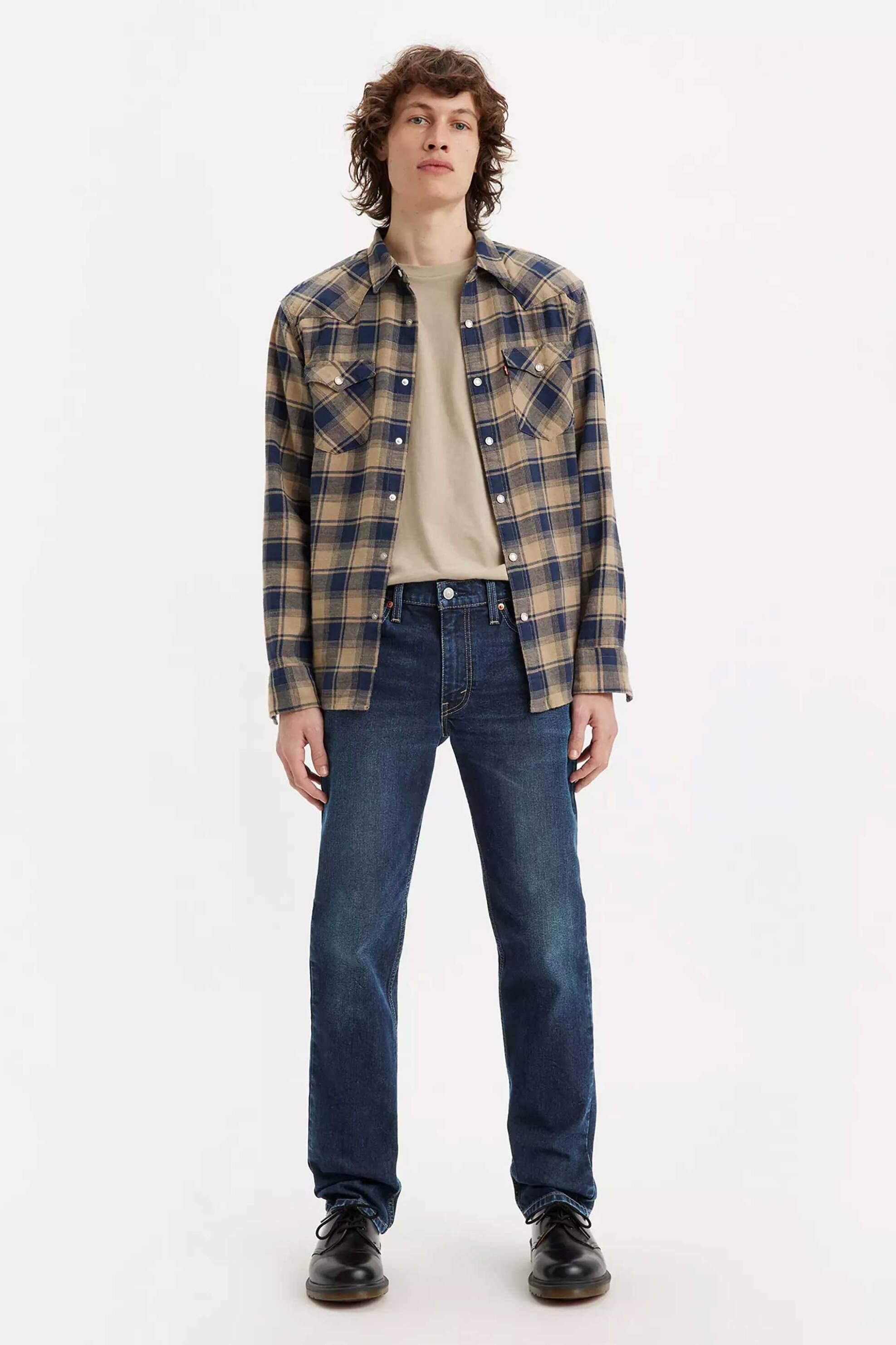 Levi's® ανδρικό τζιν παντελόνι πεντάτσεπο Slim Fit "511" - 045114102 Denim Blue