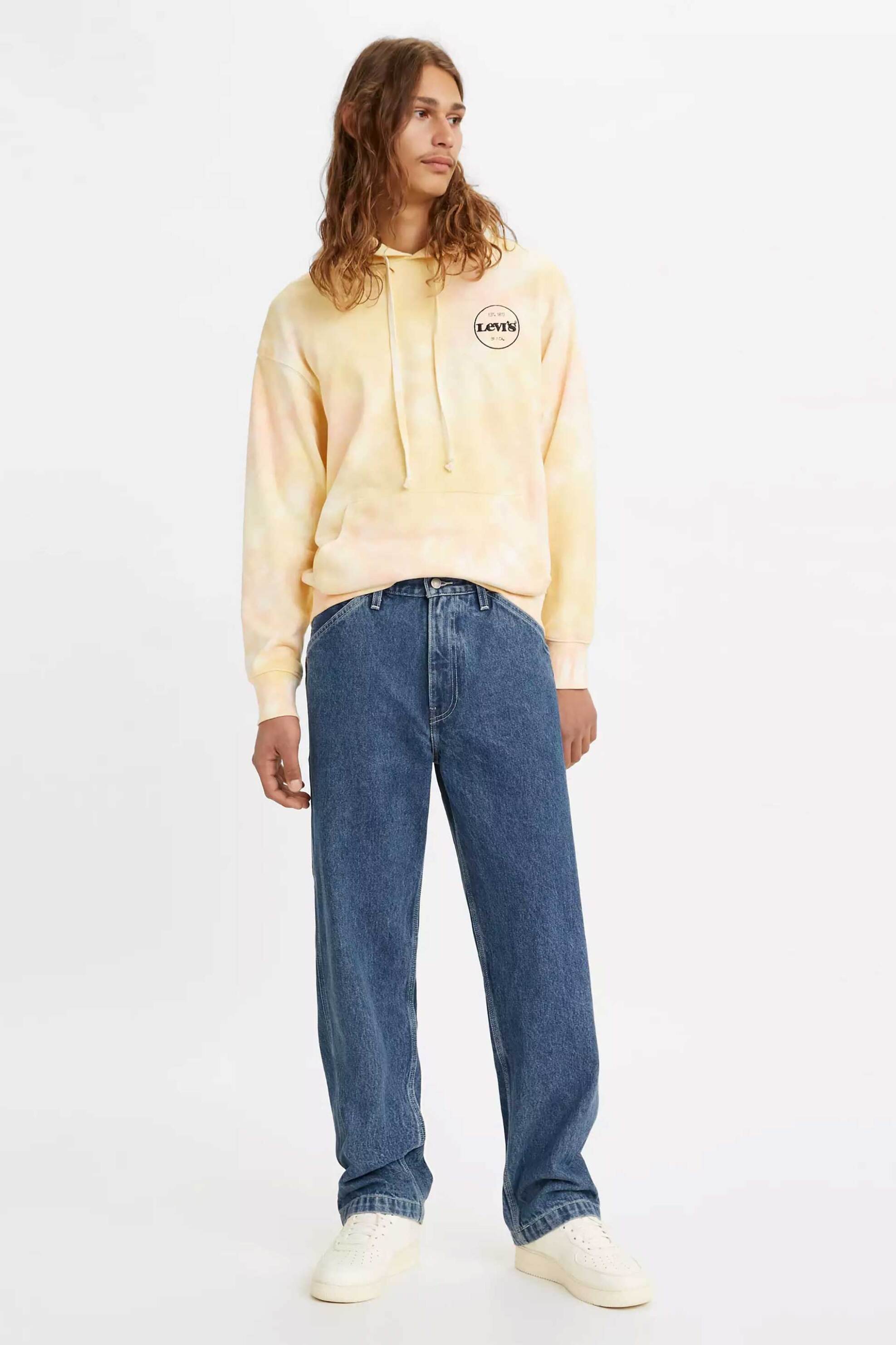 LEVI'S Levi's® ανδρικό τζιν παντελόνι πεντάτσεπο Loose Straight Fit "568™" - 558490033 Denim Blue