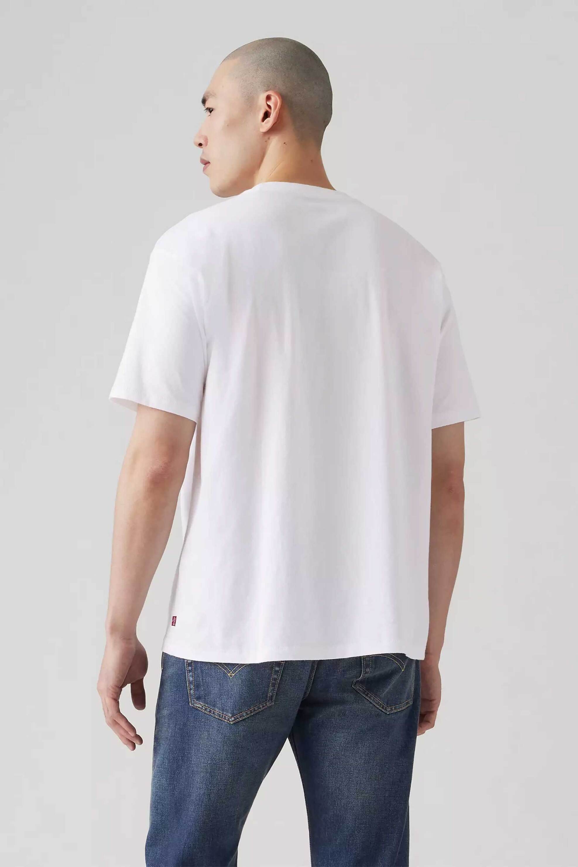 Levi&Apos S Ανδρικό T-Shirt Μονόχρωμο Relaxed Fit - A06370000 Λευκό