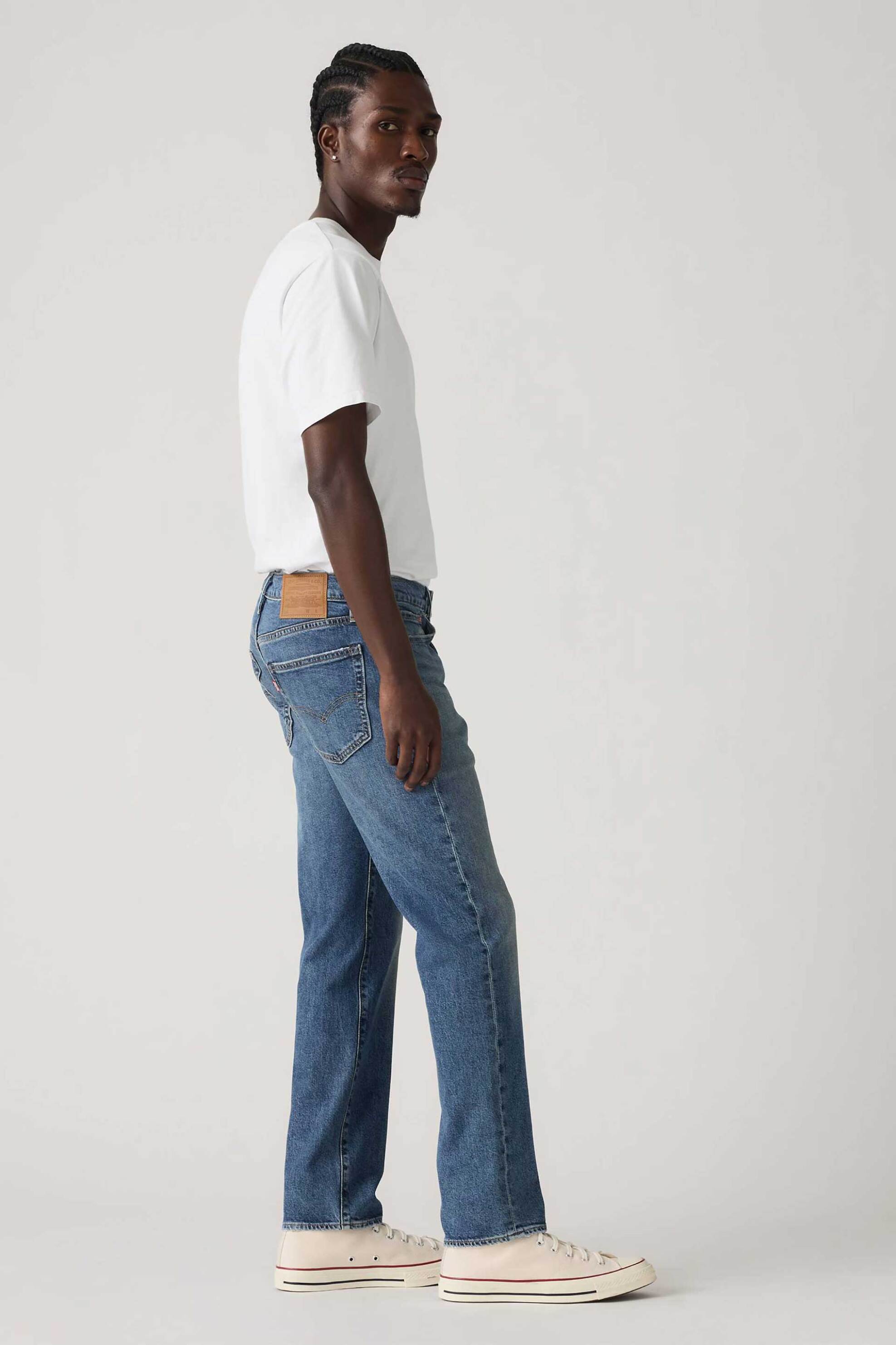 Levi's® ανδρικό τζιν παντελόνι πεντάτσεπο Regular Tapered Fit "502™" - 295071651 Denim Blue φωτογραφία