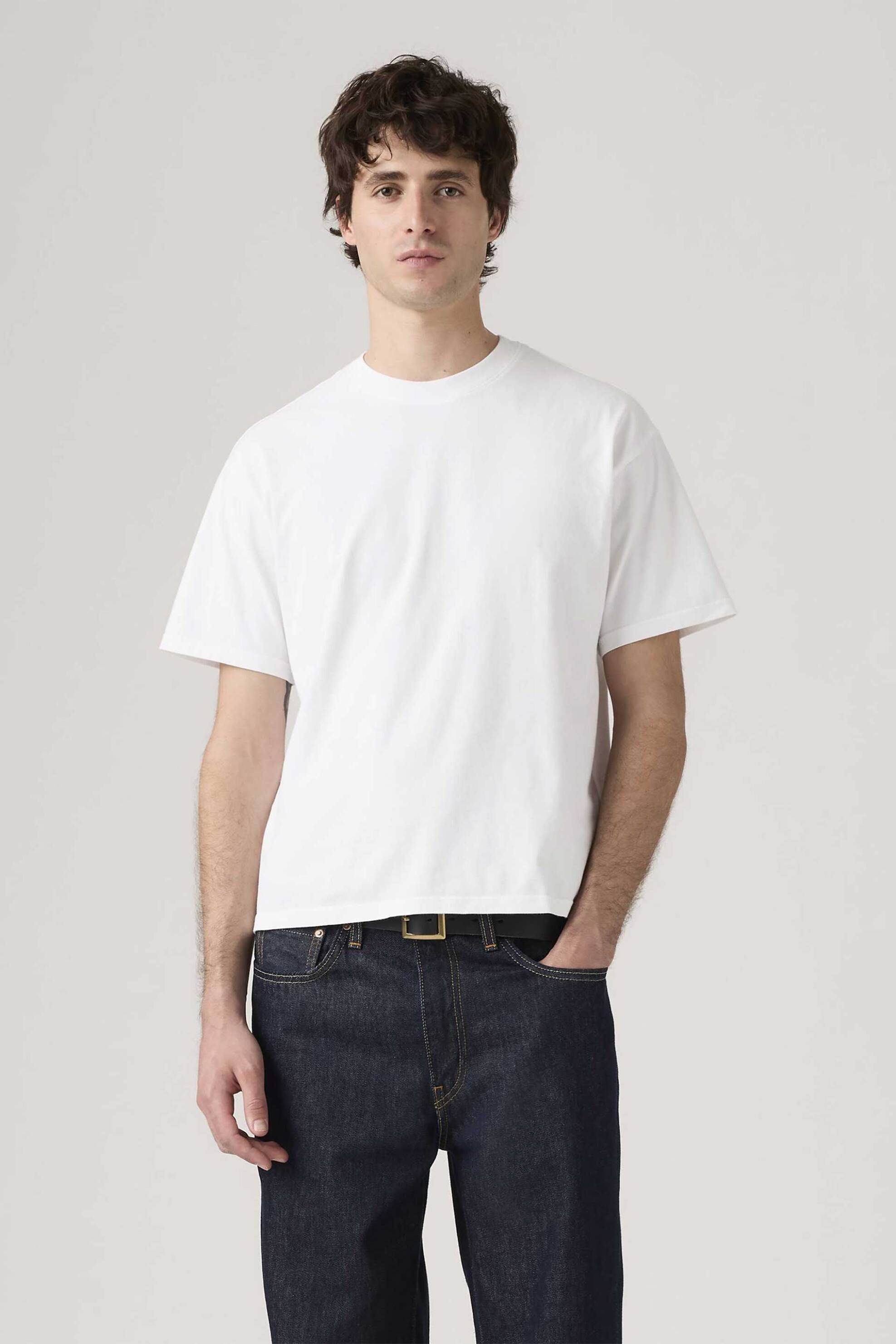 Levi's® ανδρικό T-shirt Loose Fit "Boxy" - 0049F0001 Λευκό