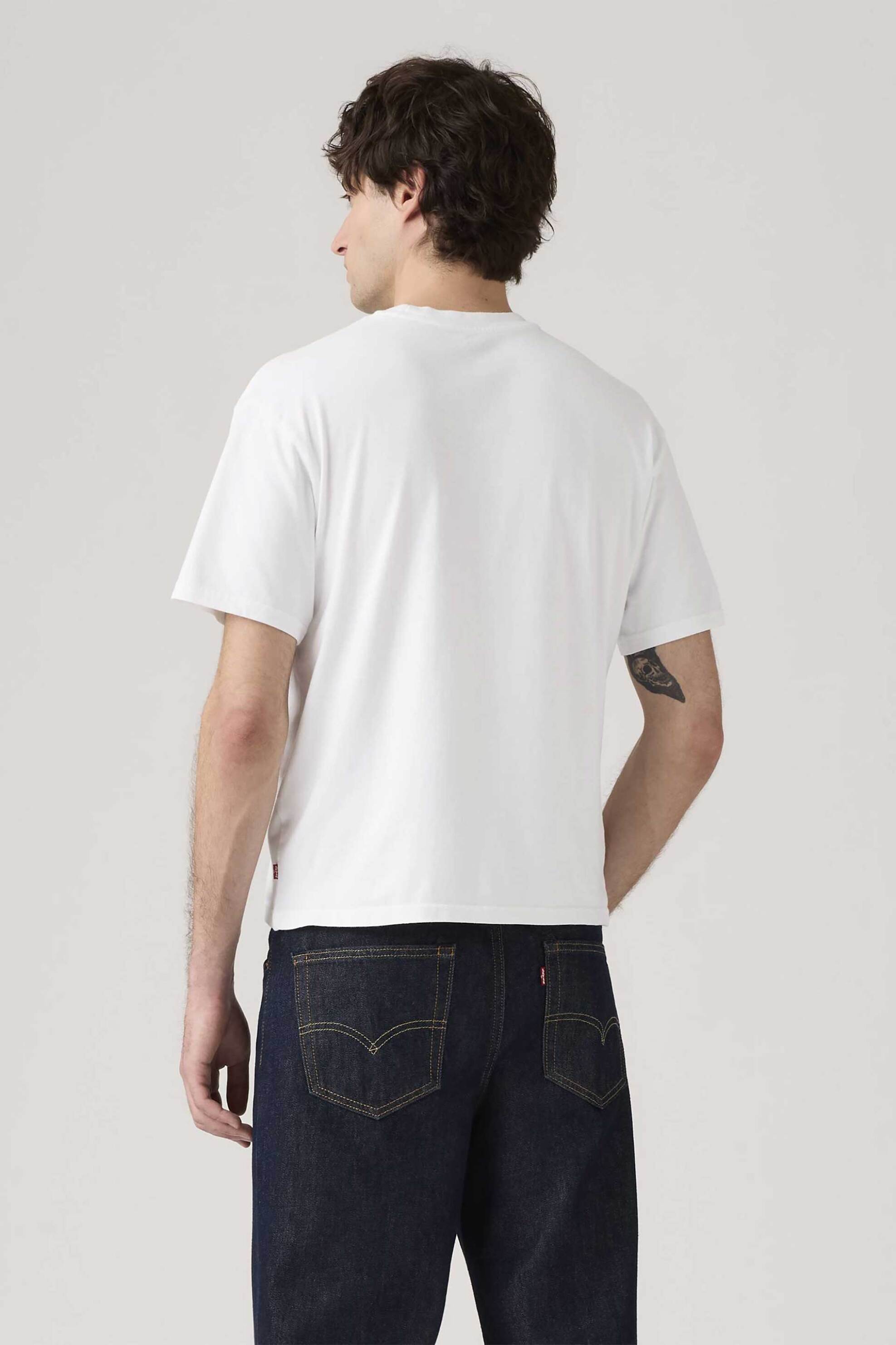 Levi&Apos S Ανδρικό T-Shirt Loose Fit Boxy - 0049F0001 Λευκό