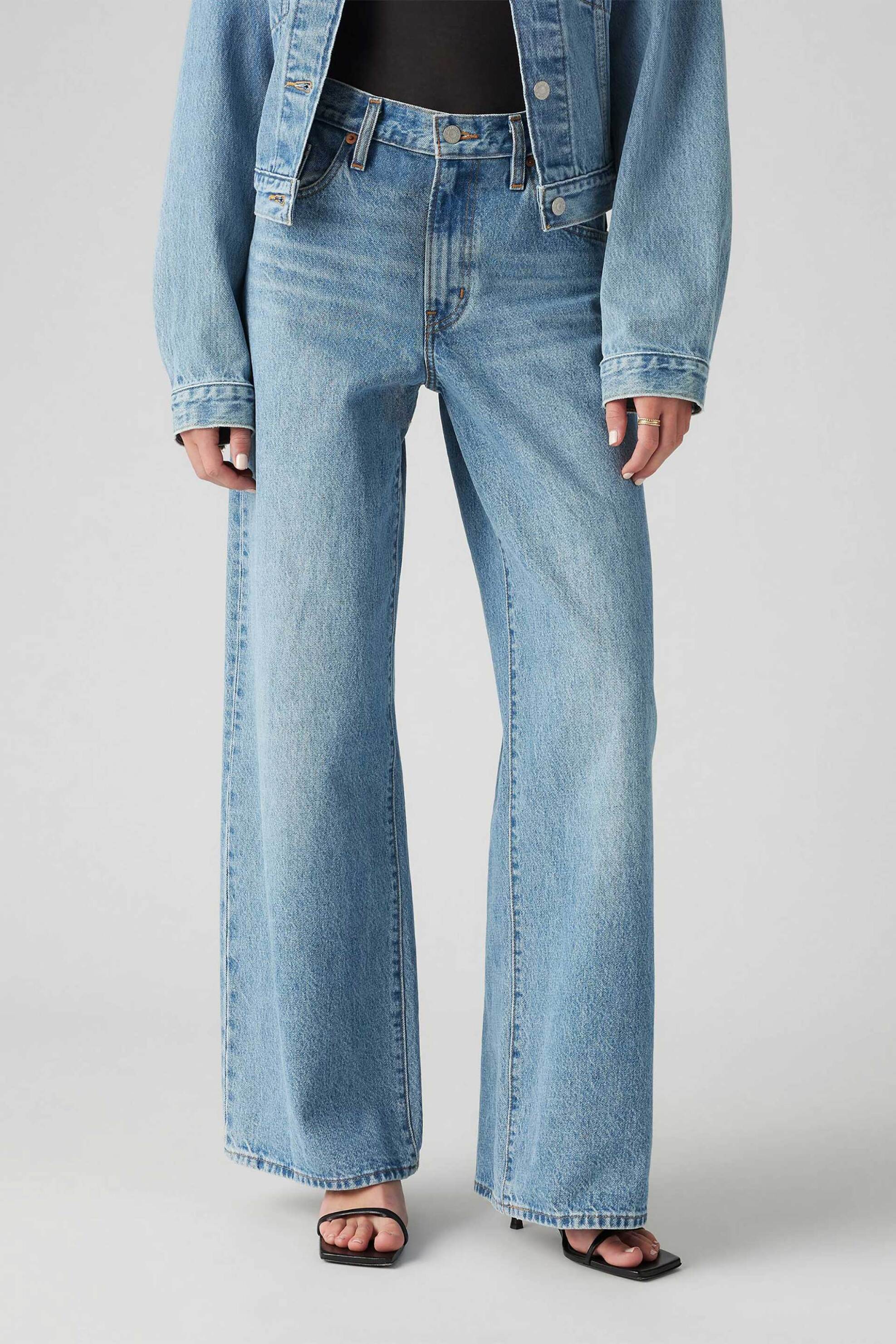 Levi's® γυναικείο τζιν παντελόνι ψηλόμεσο πεντάτσεπο "Xl Straight" - A87010004 Denim Blue φωτογραφία