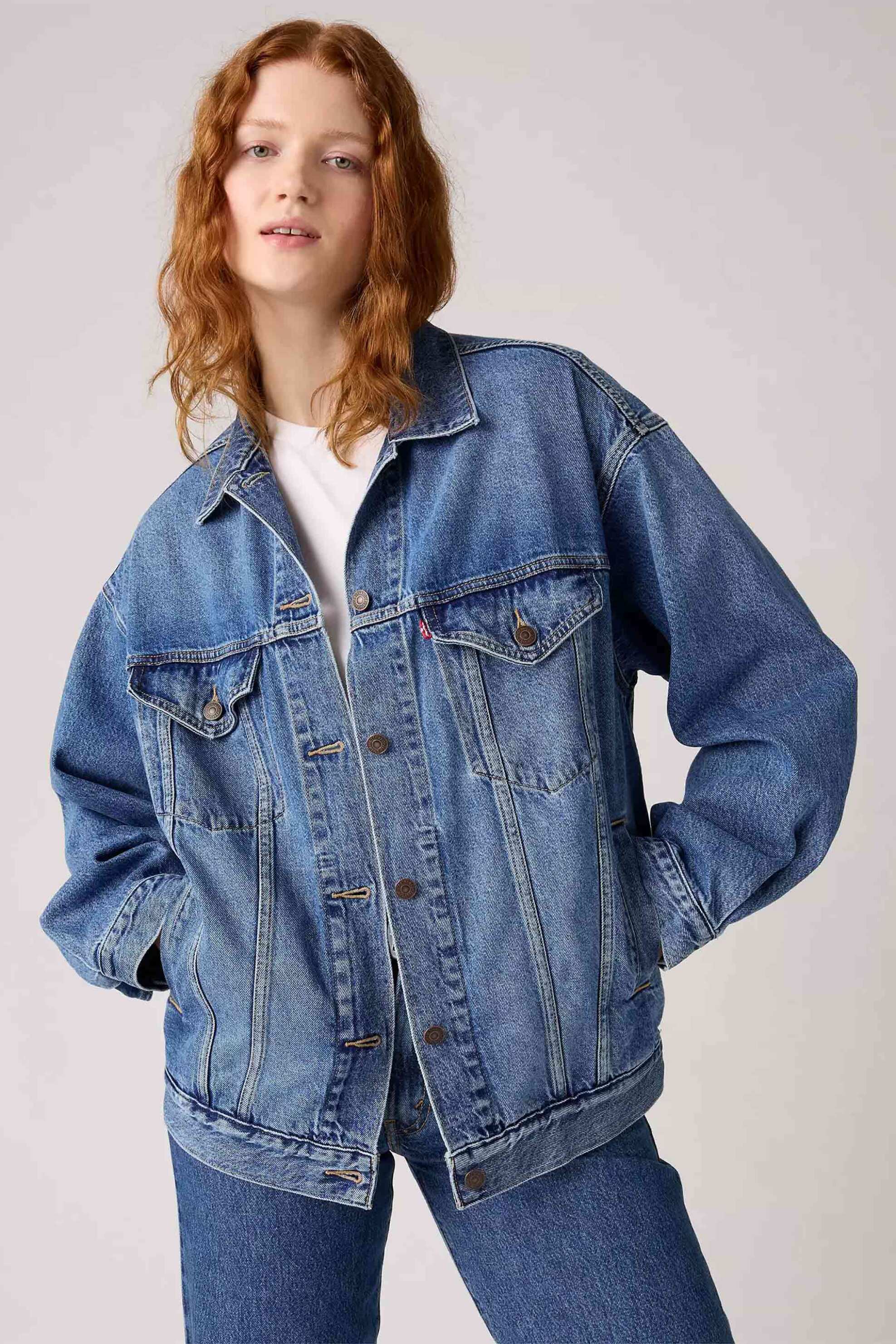LEVI'S Levi's® γυναικείο denim jacket Loose Fit "Trucker" - A34720003 Denim Blue