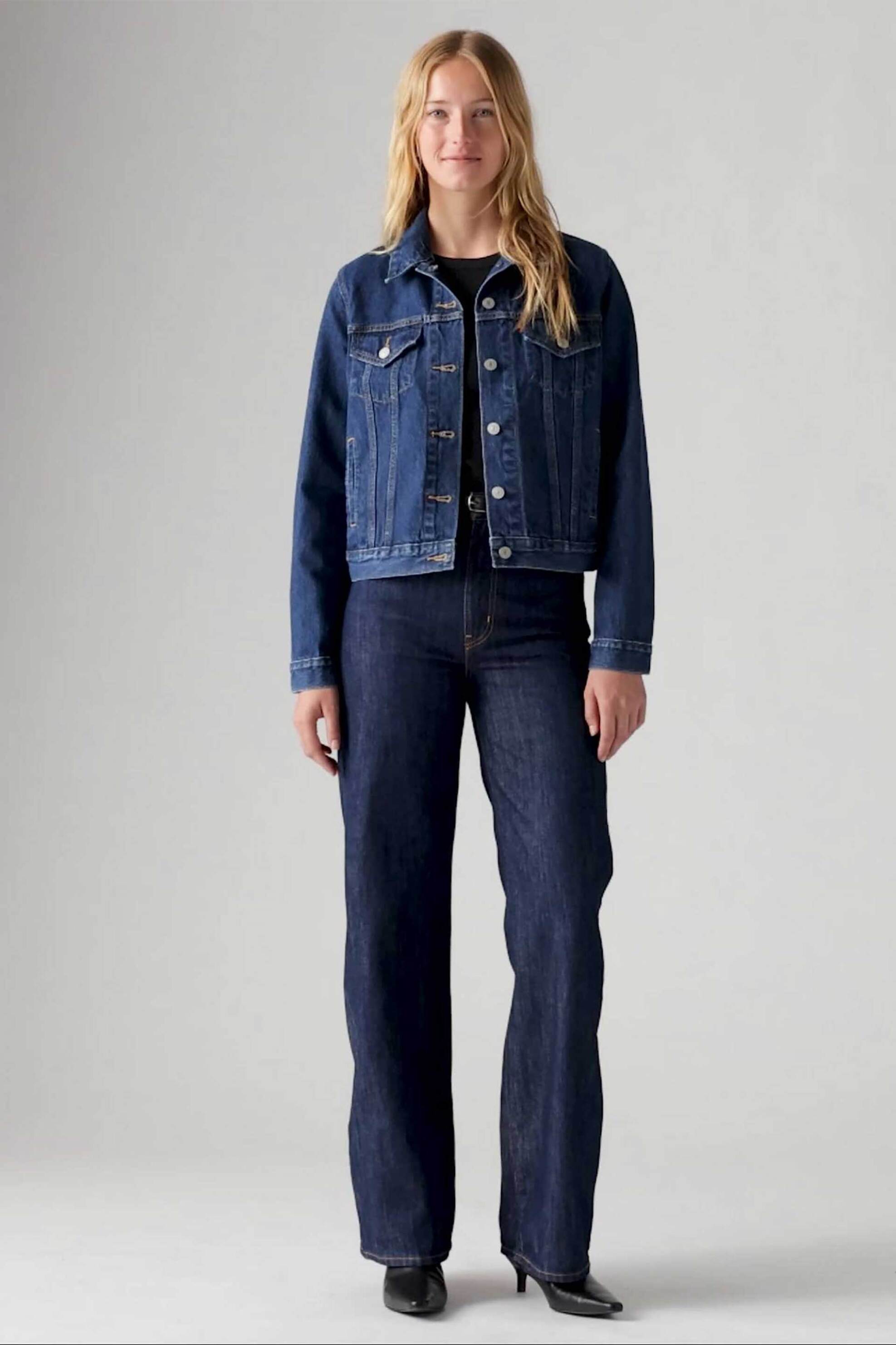 Levi's® γυναικείο denim jacket Slim Fit "The Original Trucker" - 299450036 Denim Blue φωτογραφία