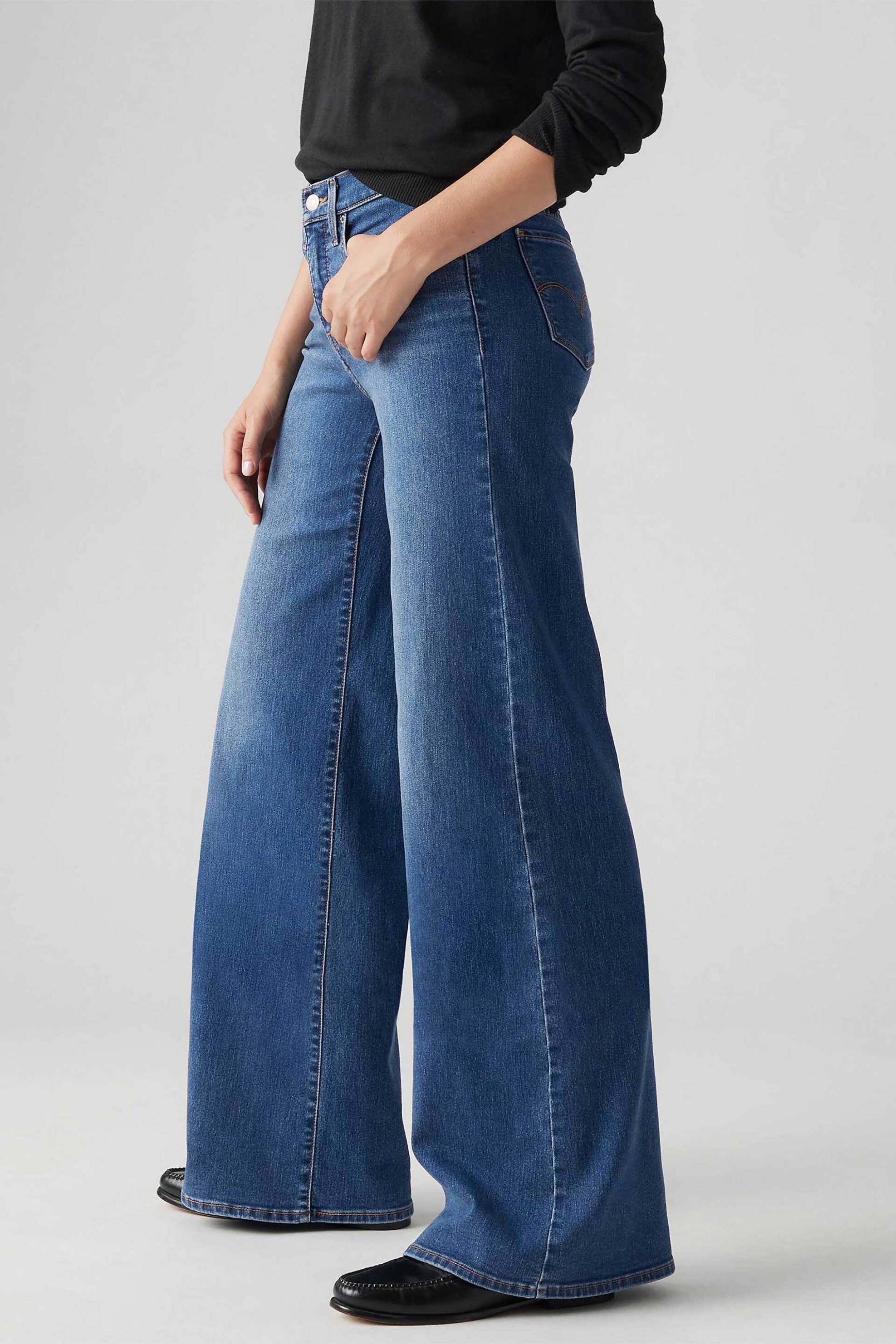 Levi's® γυναικείο τζιν παντελόνι ψηλόμεσο πεντάτσεπο Wide Leg 