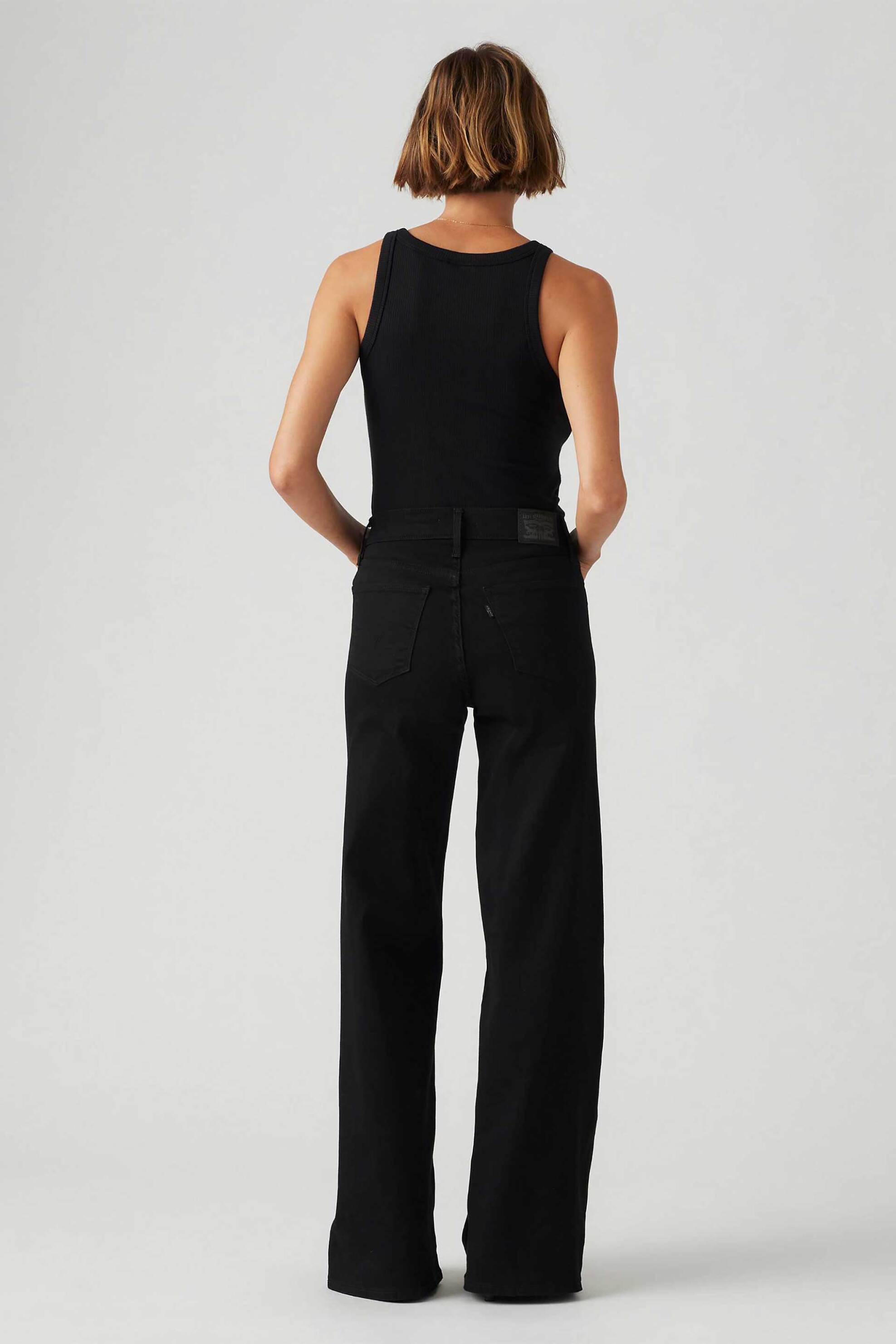 Levi's® γυναικείο τζιν παντελόνι πεντάτσεπο Wide Leg "318™" - 001PZ0005 Μαύρο φωτογραφία