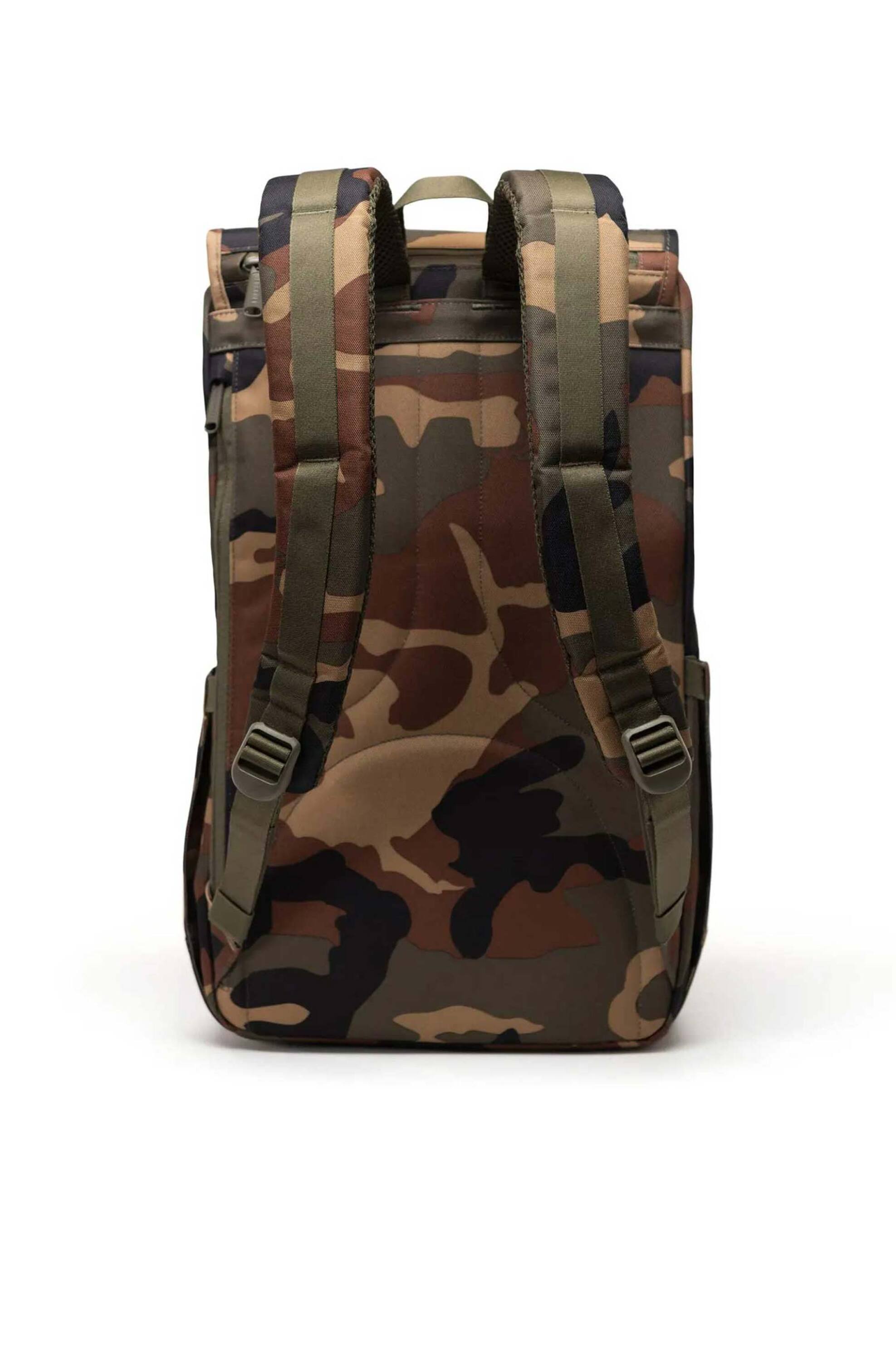 Herschel unisex backpack με camo print και contrast logo patch "Little America™" 30 L - 66UBCL01907 Χακί φωτογραφία