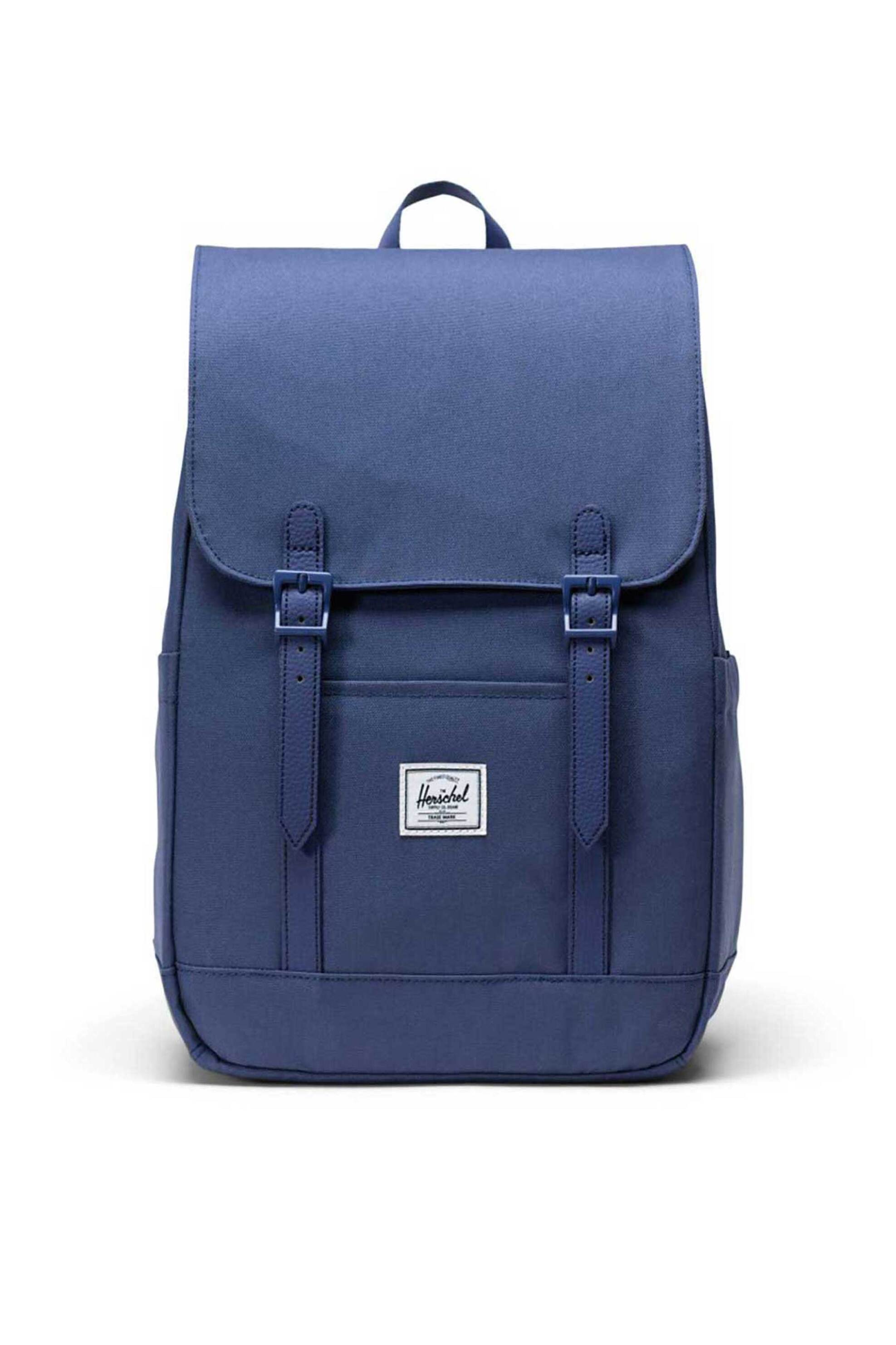 Herschel unisex backpack μονόχρωμο με contrast logo patch "Retreat™ Small" 17 L - 66UBCL01938