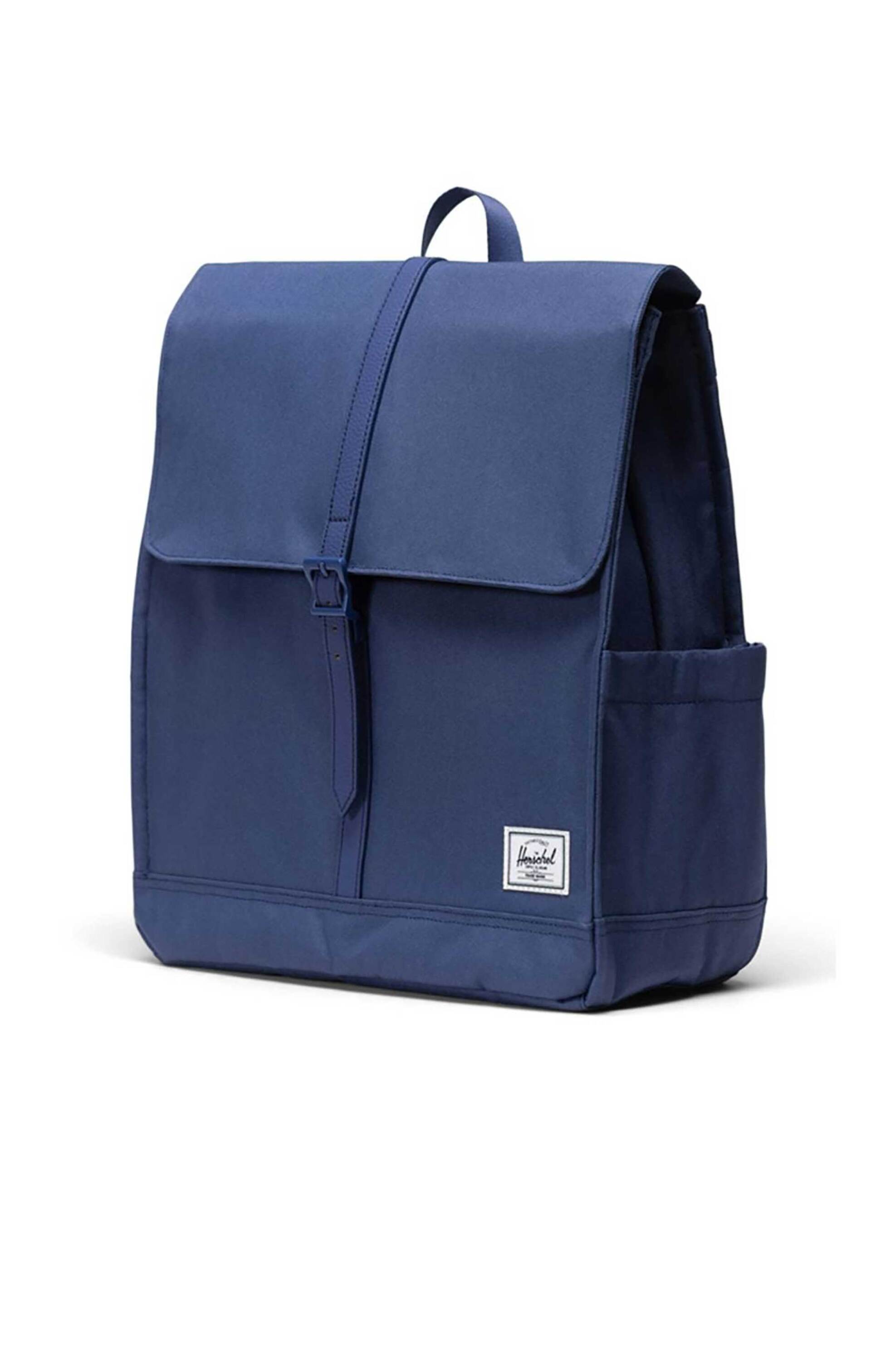 Herschel unisex backpack μονόχρωμο με contrast logo patch "City" 16 L - 66UBCL01945 Μπλε φωτογραφία
