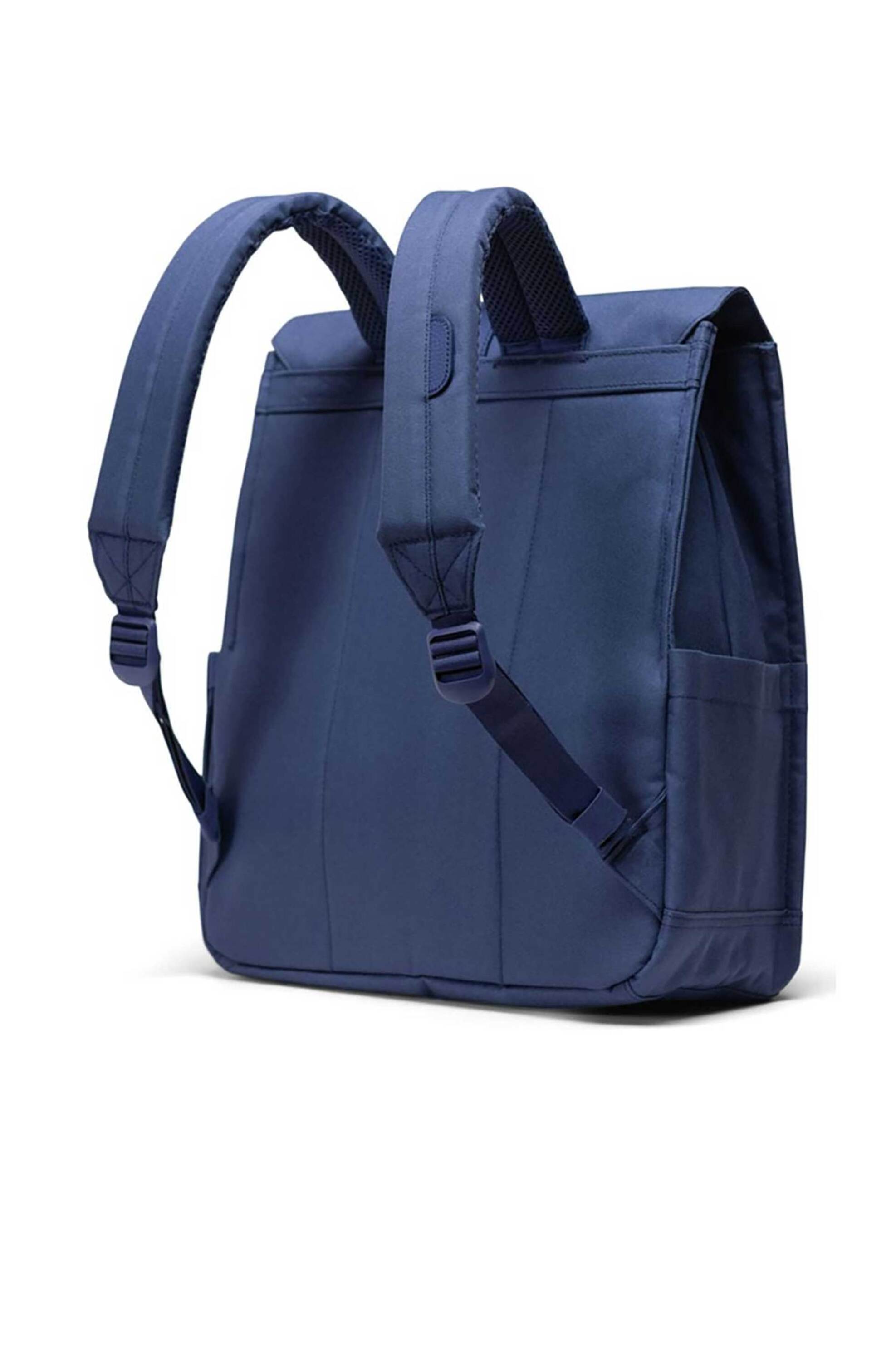 Herschel unisex backpack μονόχρωμο με contrast logo patch "City" 16 L - 66UBCL01945 Μπλε φωτογραφία