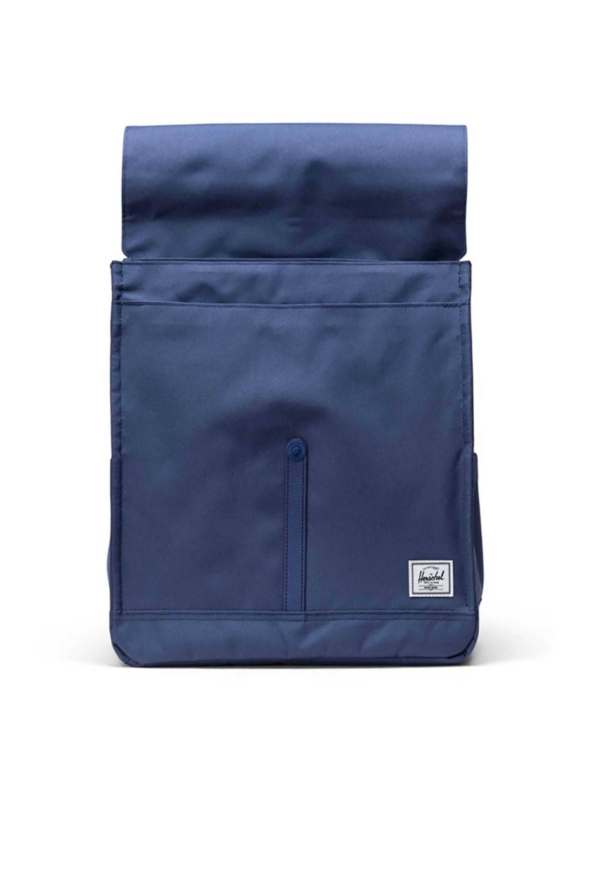 Herschel unisex backpack μονόχρωμο με contrast logo patch "City" 16 L - 66UBCL01945 Μπλε φωτογραφία