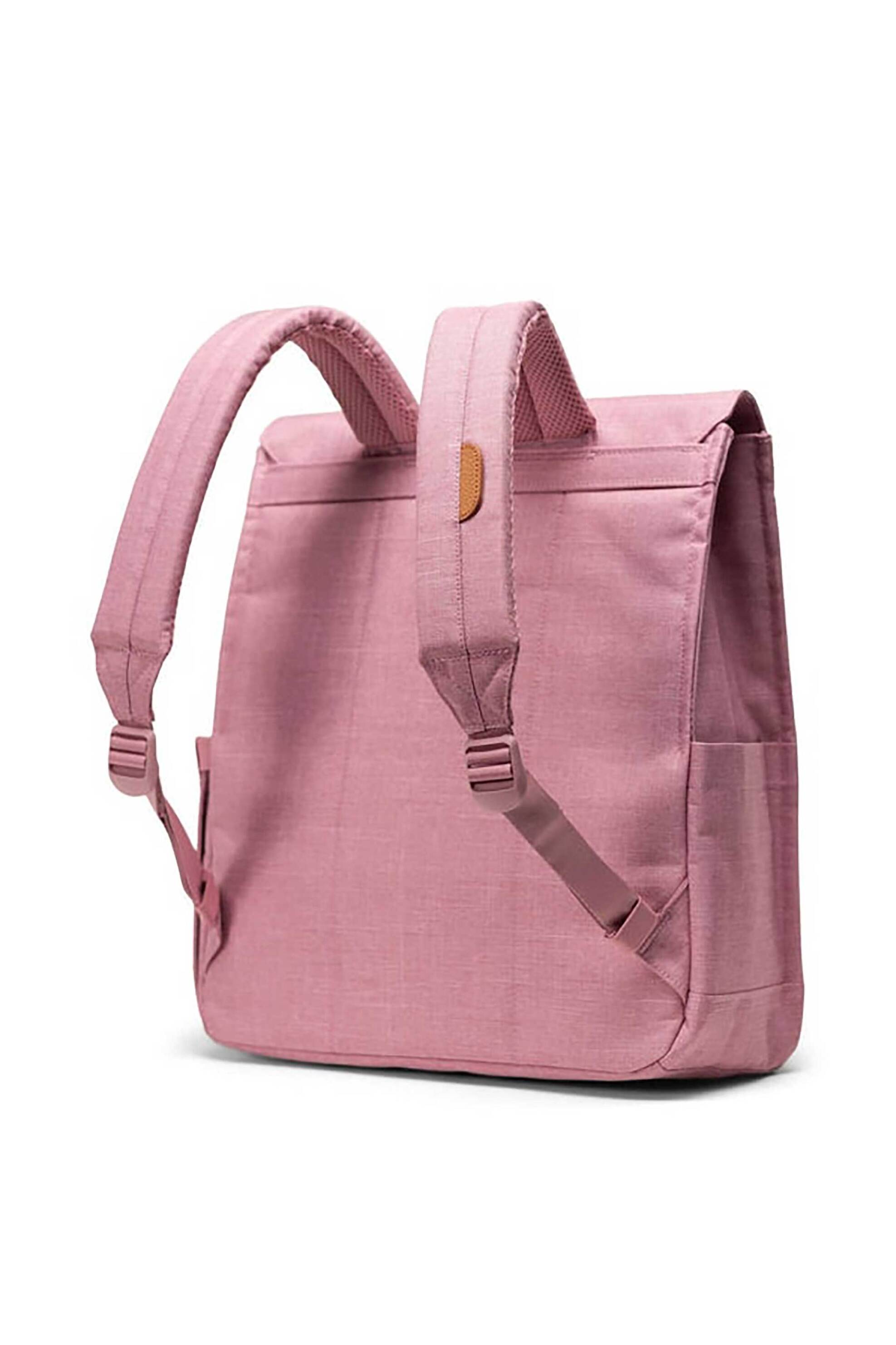 Herschel unisex backpack μονόχρωμο με contrast logo patch "City" 16 L - 66UBCL01947 Σάπιο Μήλο φωτογραφία