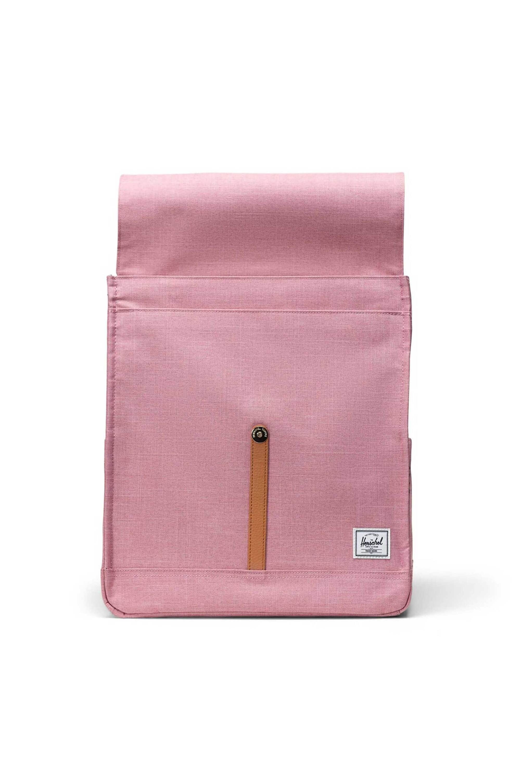 Herschel unisex backpack μονόχρωμο με contrast logo patch "City" 16 L - 66UBCL01947 Σάπιο Μήλο φωτογραφία