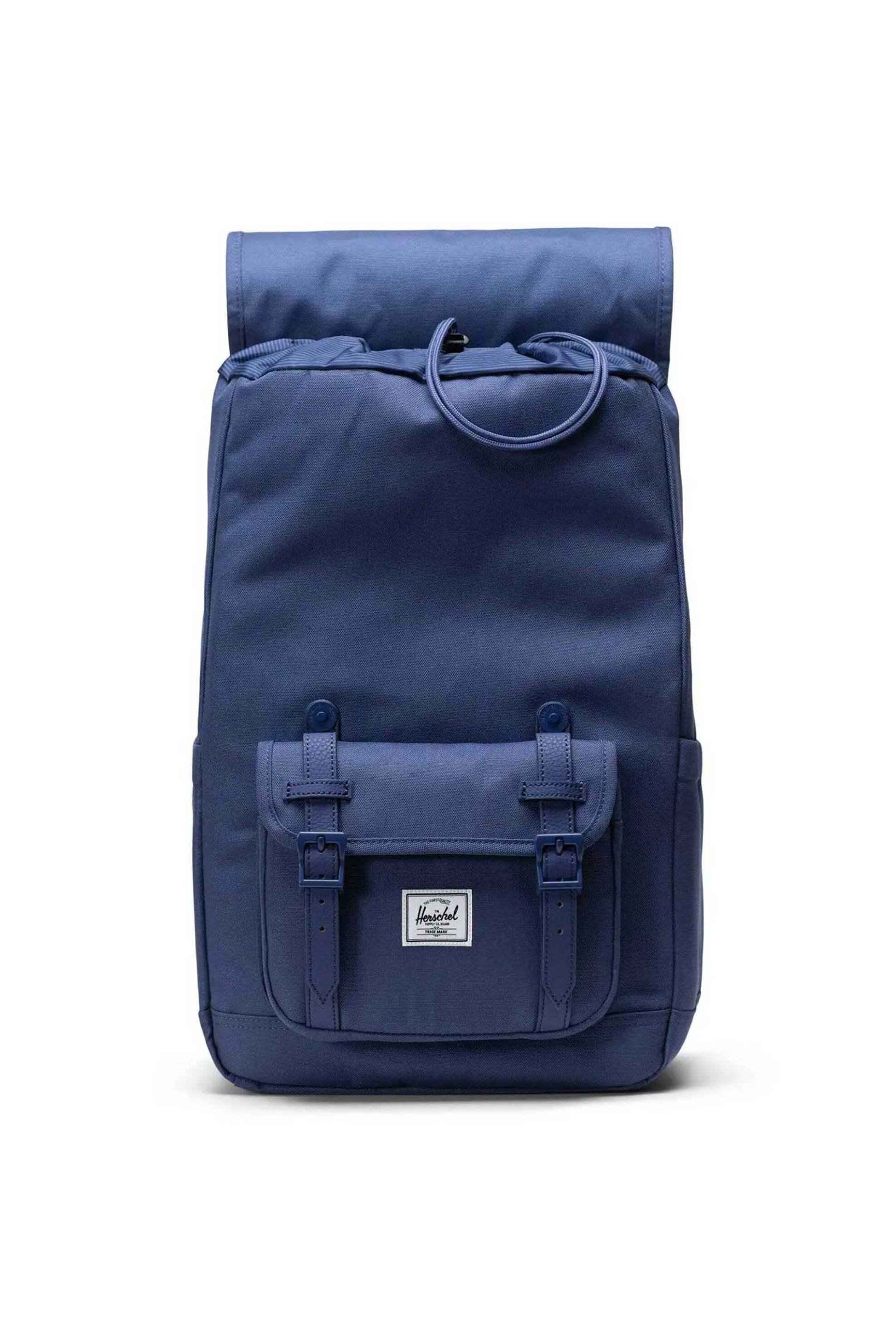 Herschel Unisex Backpack Μονόχρωμο με Contrast Logo Patch Little America Mid 21 L - 66Ubcl01918
