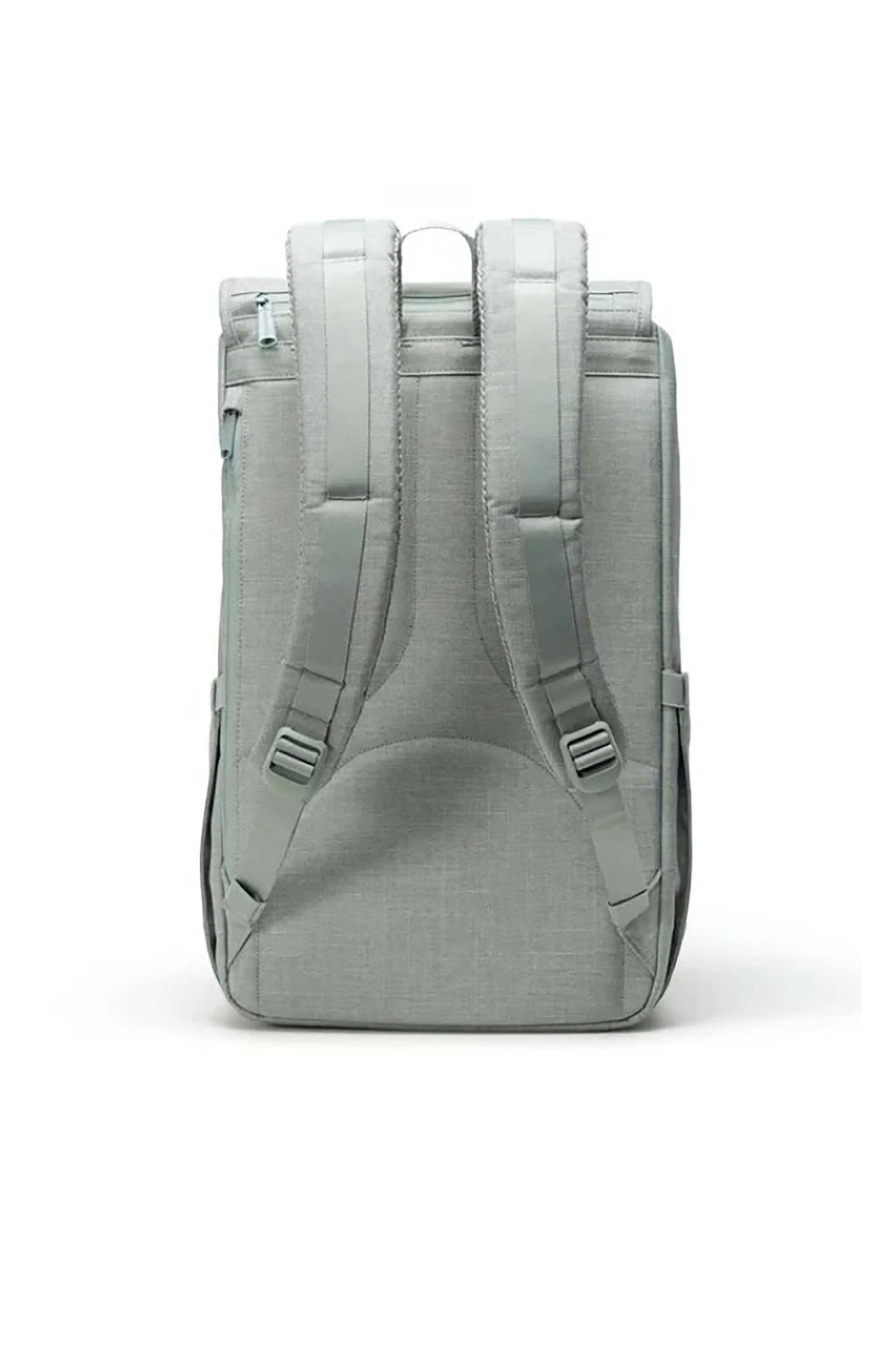 Herschel unisex backpack μονόχρωμο με contrast logo patch "Little America Mid™" 21 L - 66UBCL01919 Πράσινο Ανοιχτό φωτογραφία