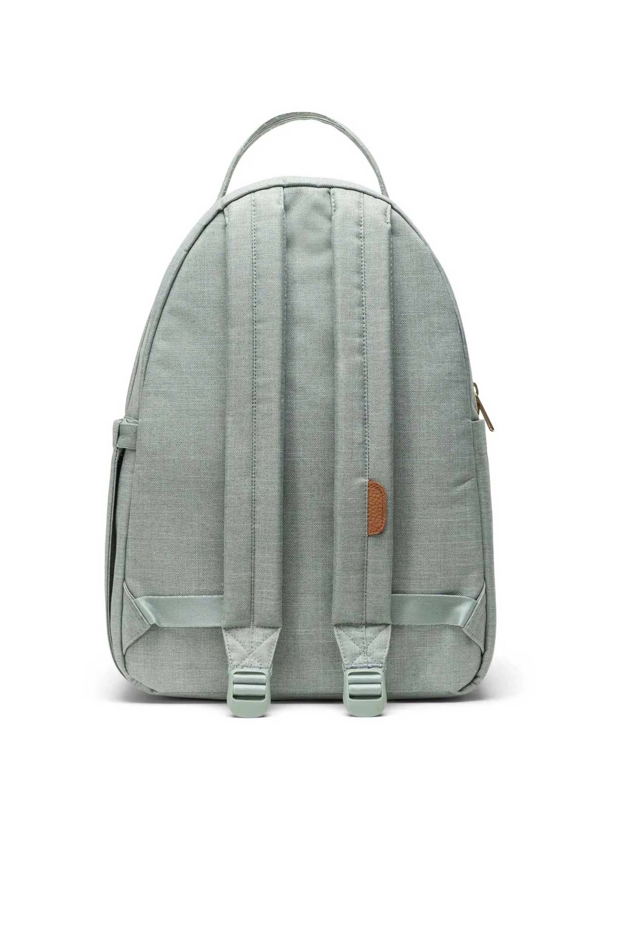 Herschel unisex backpack μονόχρωμο με contrast logo patch "Nova™" 18 L - 66UBCL01935 Πράσινο Ανοιχτό φωτογραφία