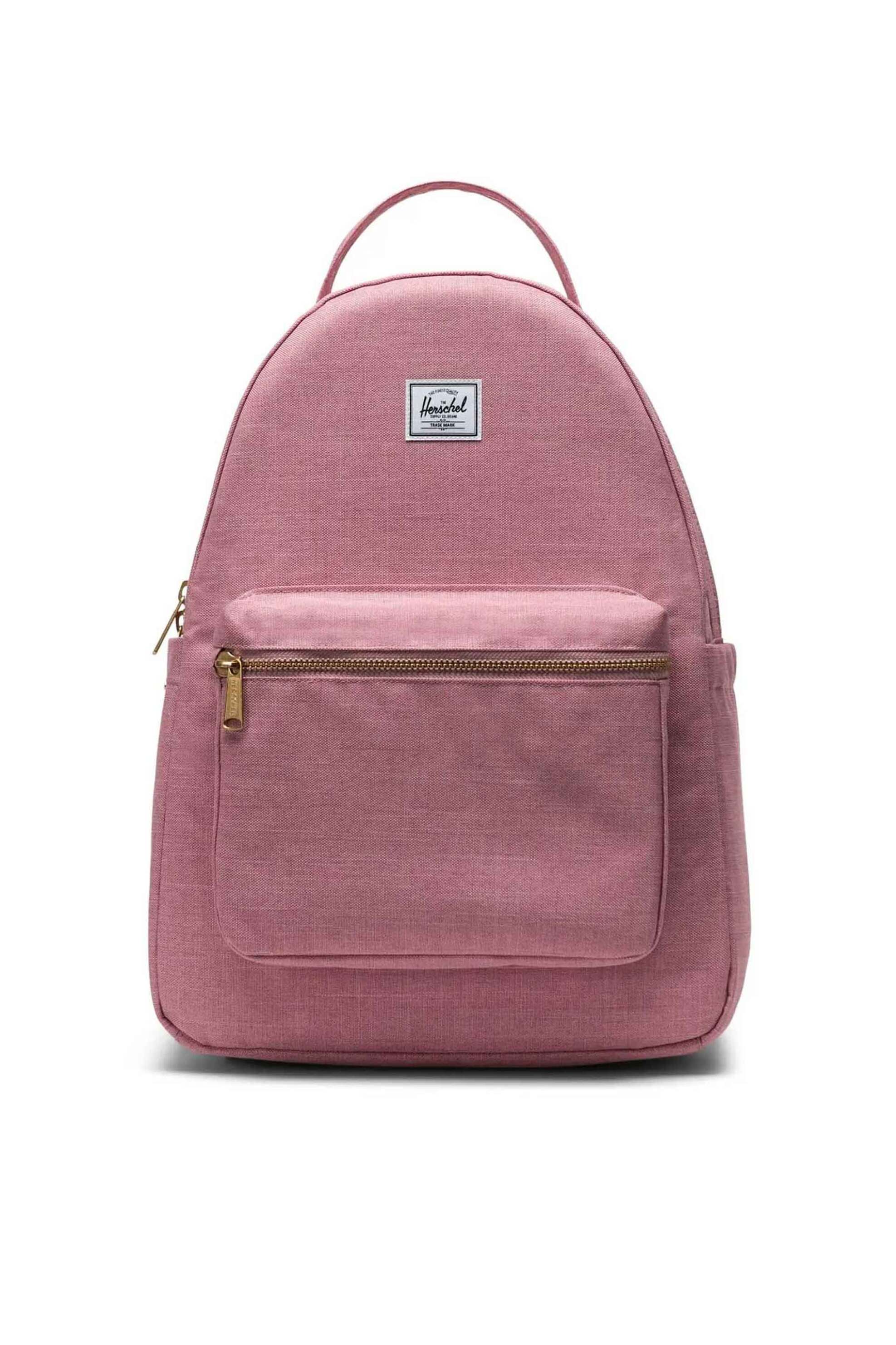 Herschel unisex backpack μονόχρωμο με contrast logo patch "Nova™" 18 L - 66UBCL01936 Σάπιο Μήλο