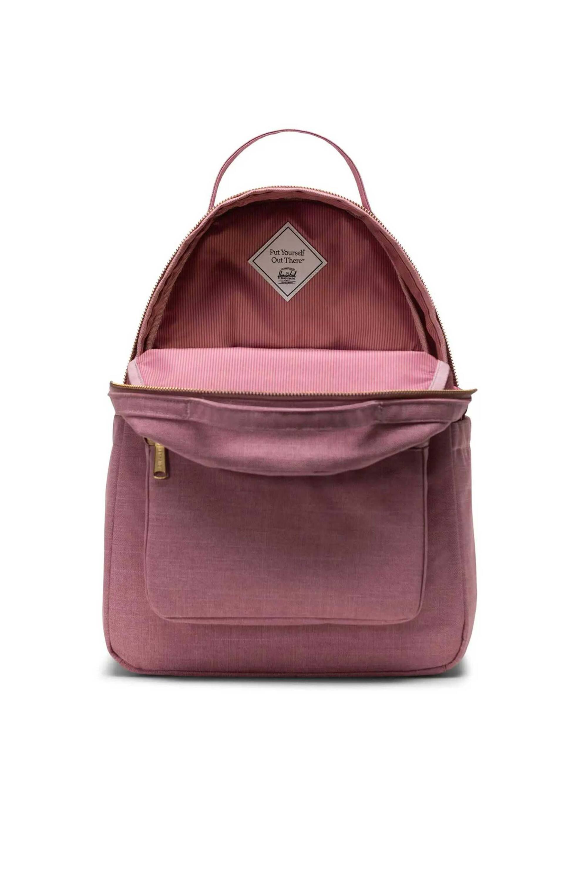 Herschel Unisex Backpack Μονόχρωμο με Contrast Logo Patch Nova 18 L - 66Ubcl01936 Σάπιο Μήλο