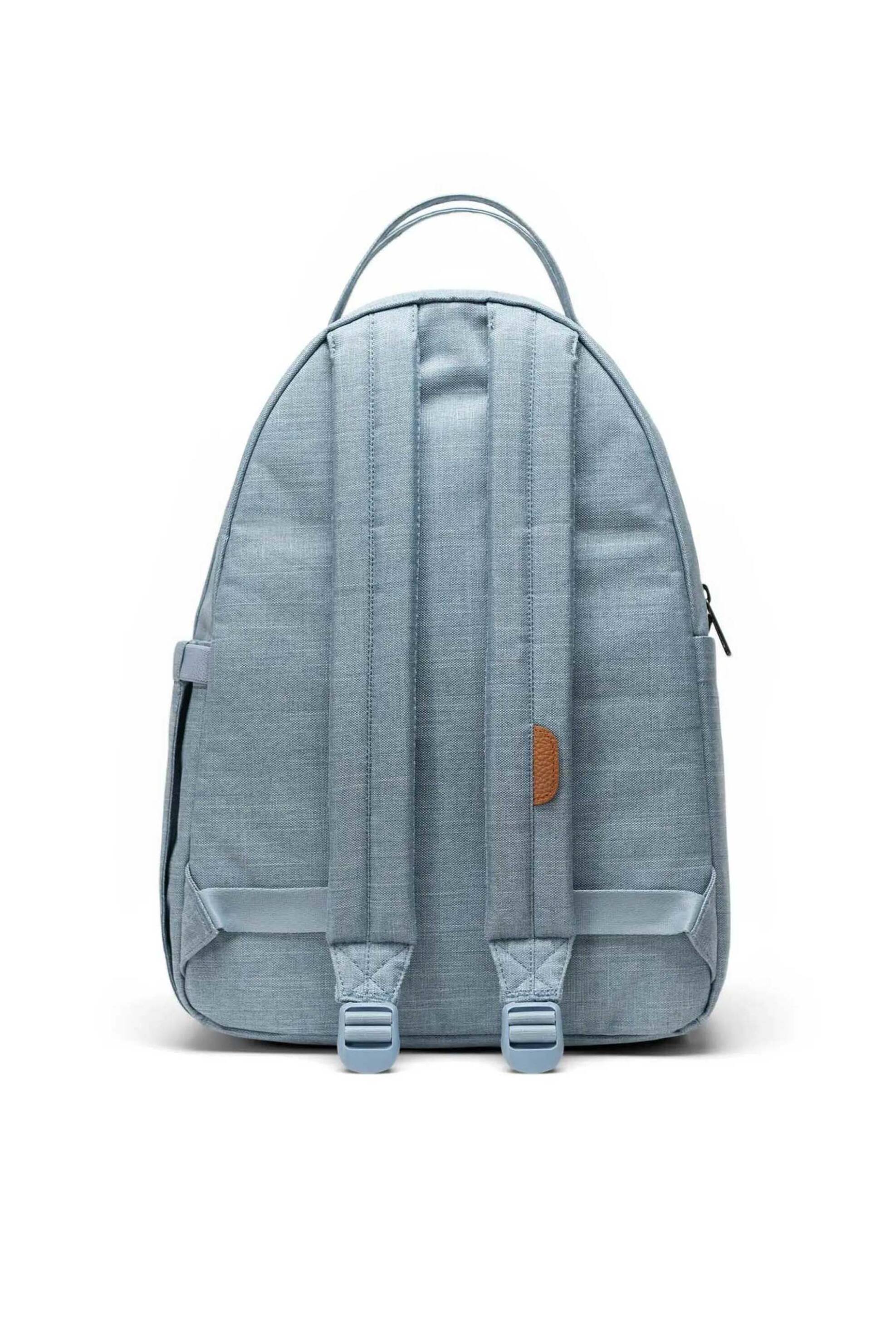 Herschel unisex backpack μονόχρωμο με contrast logo patch "Nova™" 18 L - 66UBCL02003 Μπλε Ανοιχτό φωτογραφία