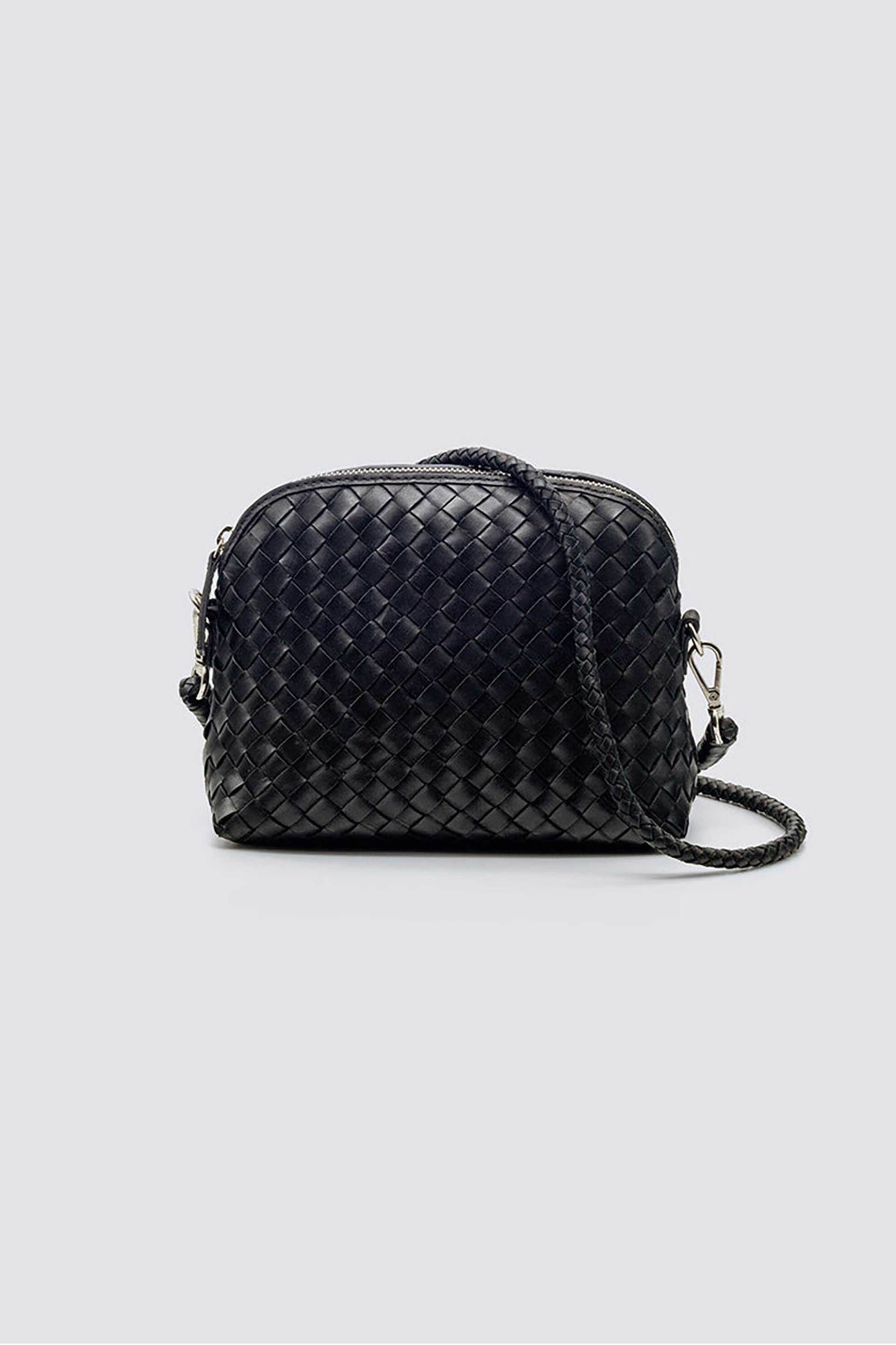 DRAGON DIFFUSION Dragon Diffusion γυναικείο mini bag "Chunky Fellini Pochette" - 8011 Μαύρο