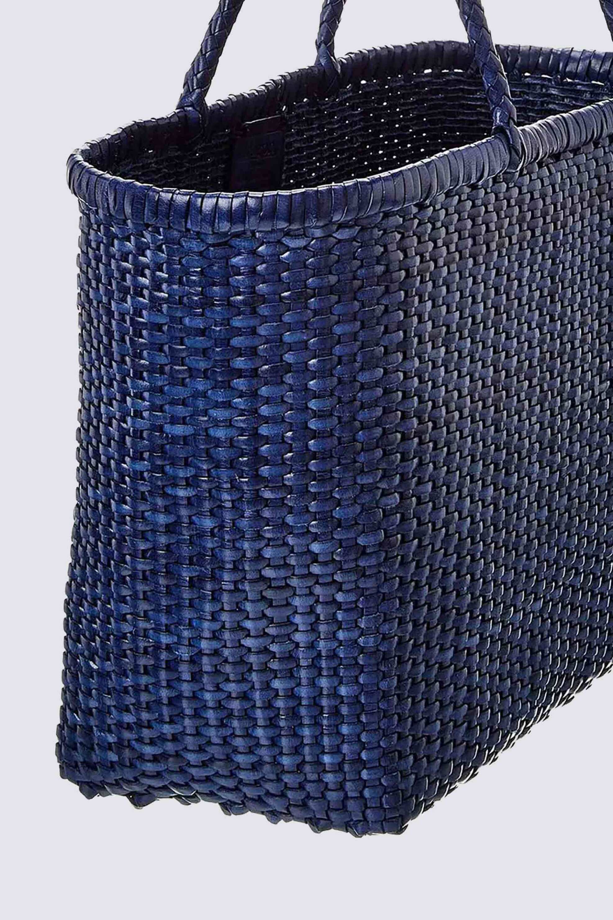 DRAGON DIFFUSION Dragon Diffusion γυναικεία τσάντα ώμου "B Weave Big" - 8805 Μπλε - 2