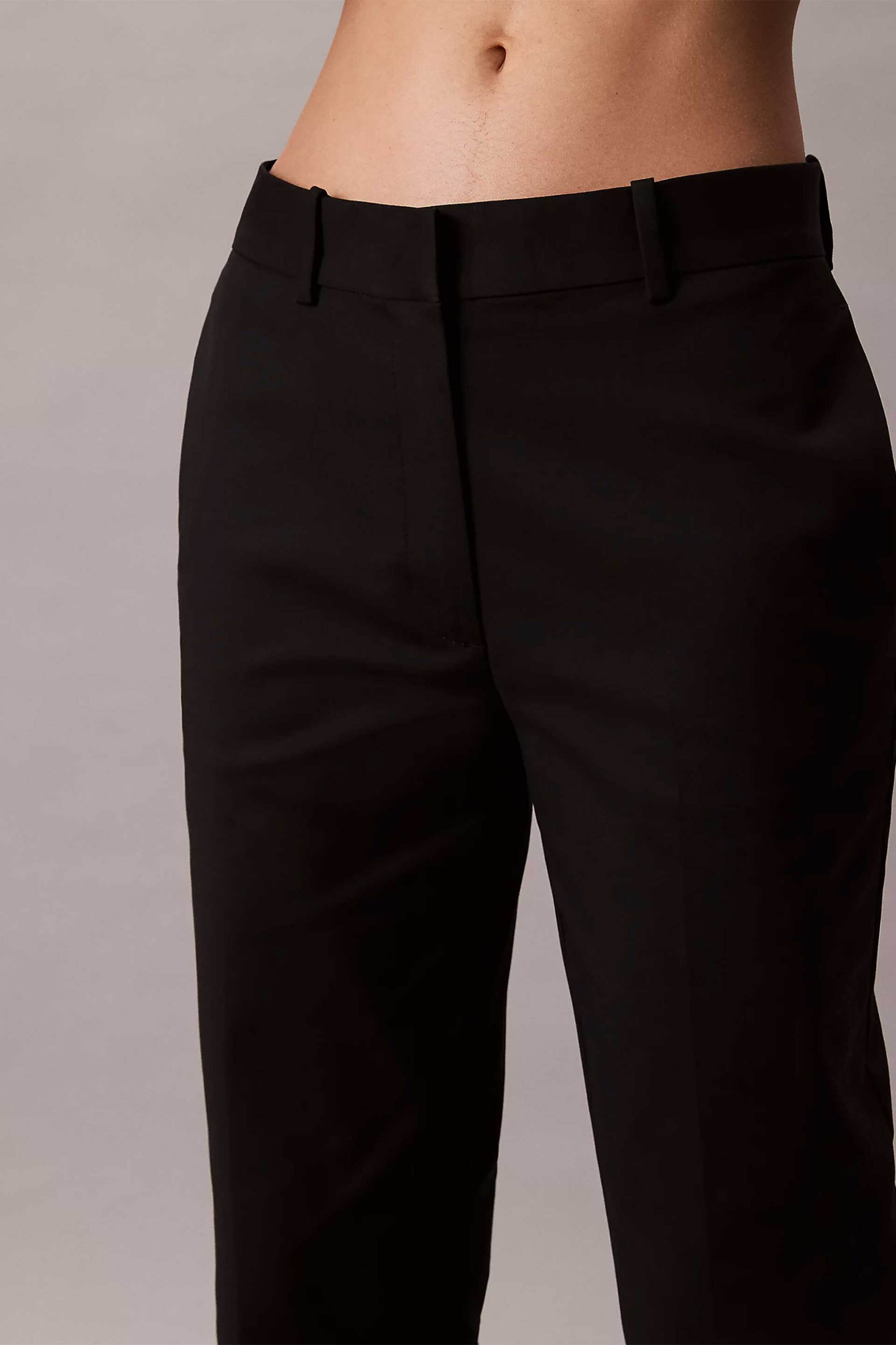 CALVIN KLEIN Calvin Klein γυναικείο παντελόνι chino Straight Fit - LV044B916G Μαύρο - 2
