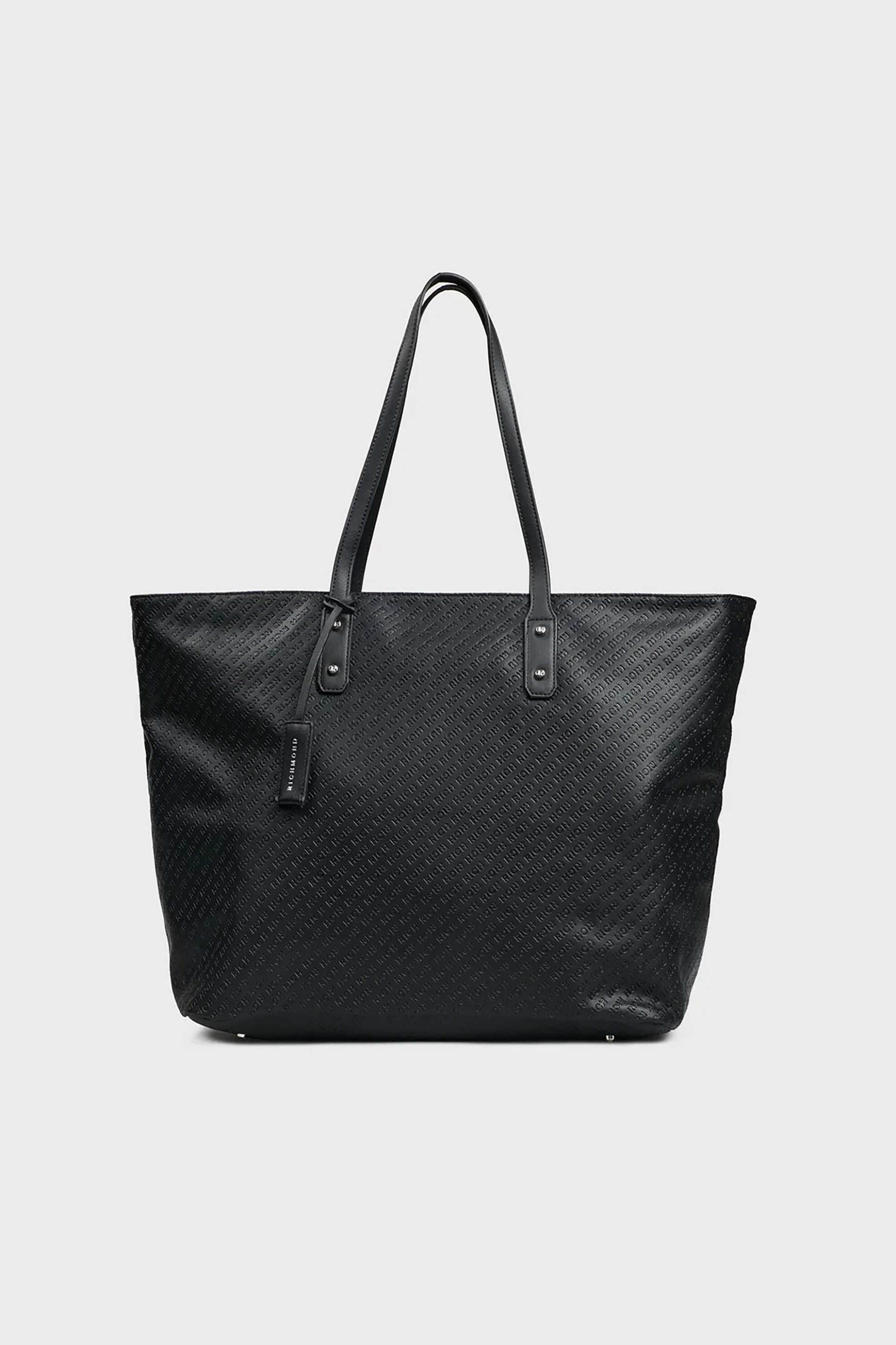 John Richmond γυναικεία τσάντα ώμου με λογότυπο "Shanta" - RWA24043BO Μαύρο