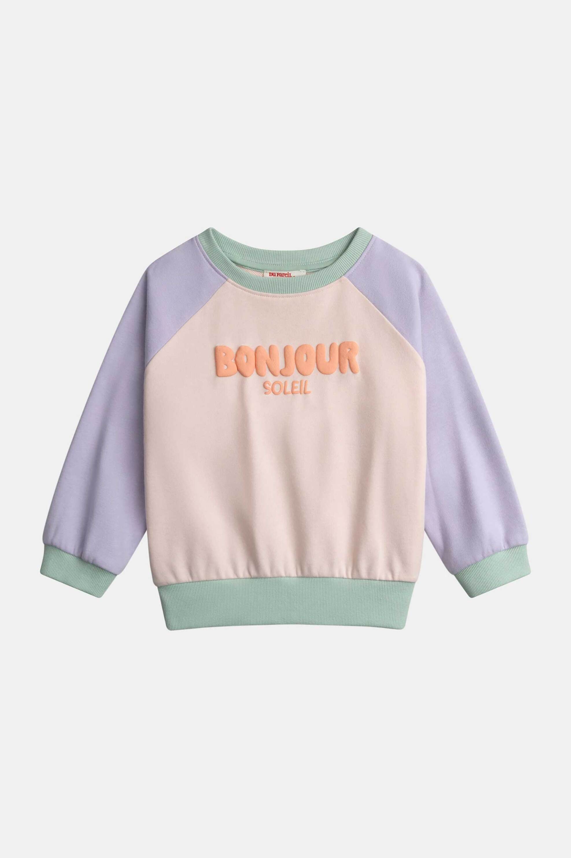 DPAM παιδικό φούτερ για κορίτσια "Bonjour Soleil" - 370977 Πολύχρωμο