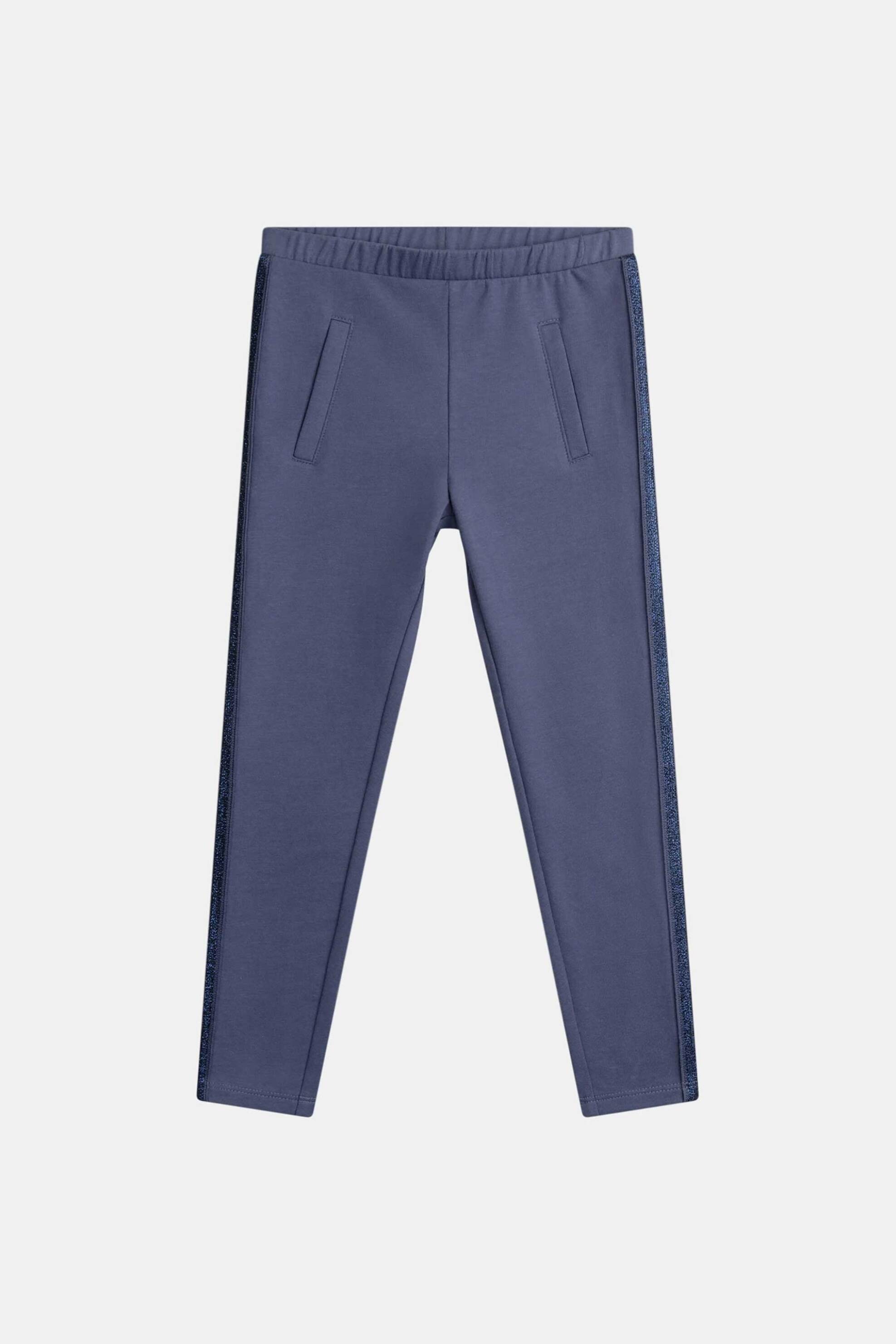 DPAM παιδικό παντελόνι κολάν για κορίτσια "Navy Glitter" - 370903 Μπλε Σκούρο