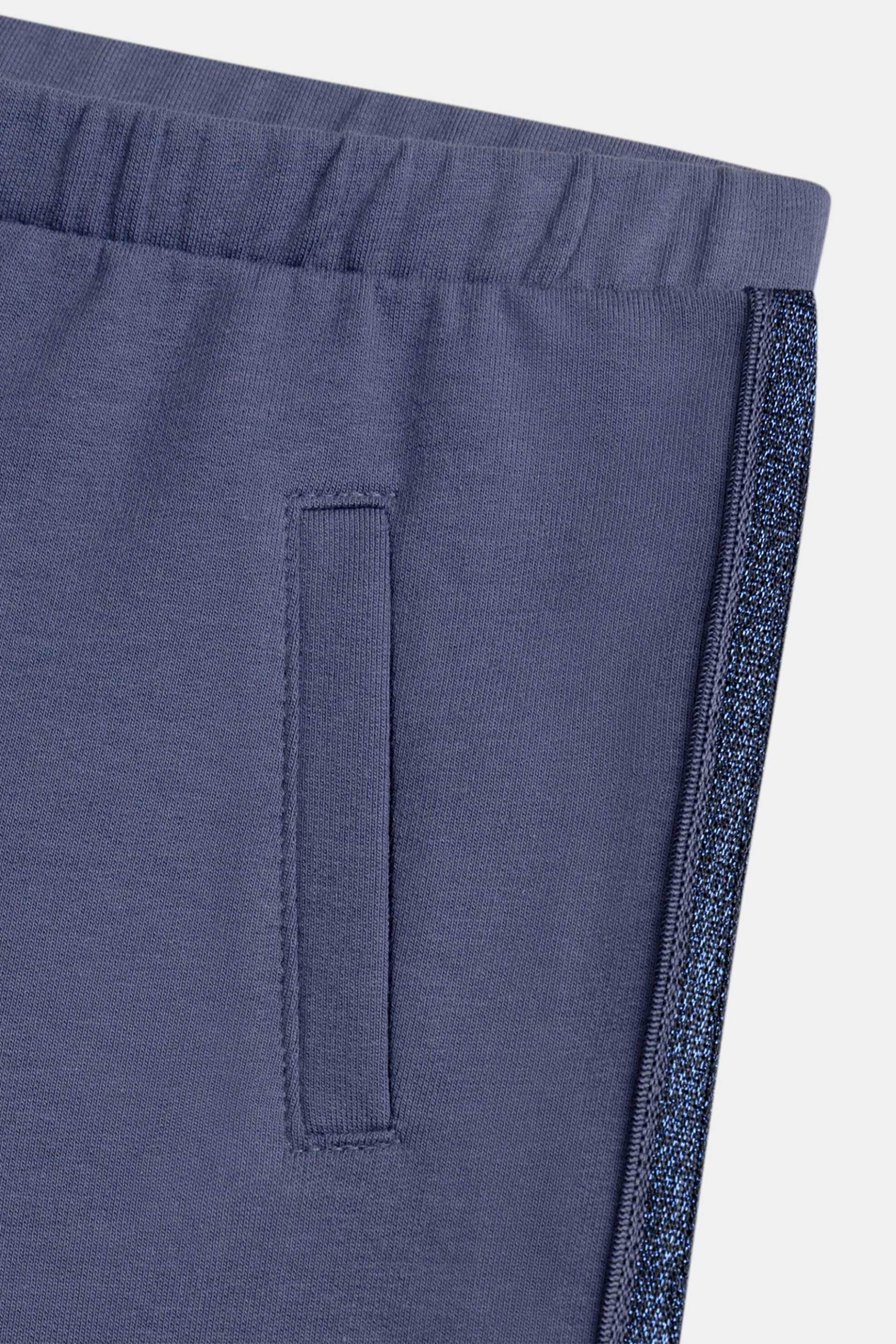 DPAM παιδικό παντελόνι κολάν για κορίτσια "Navy Glitter" - 370903 Μπλε Σκούρο φωτογραφία