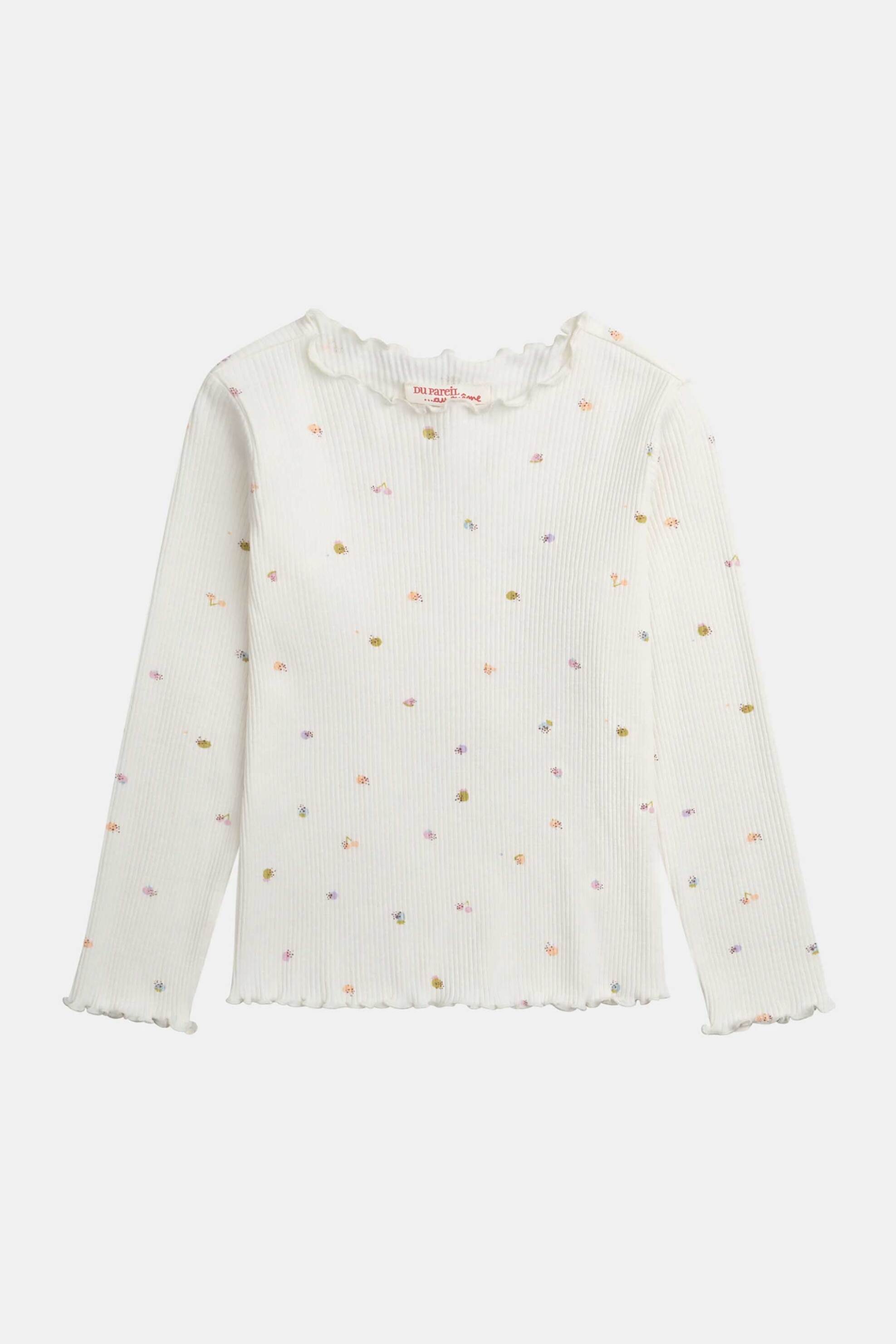 DPAM παιδική μπλούζα για κορίτσια "Cute Details" - 370910 Λευκό