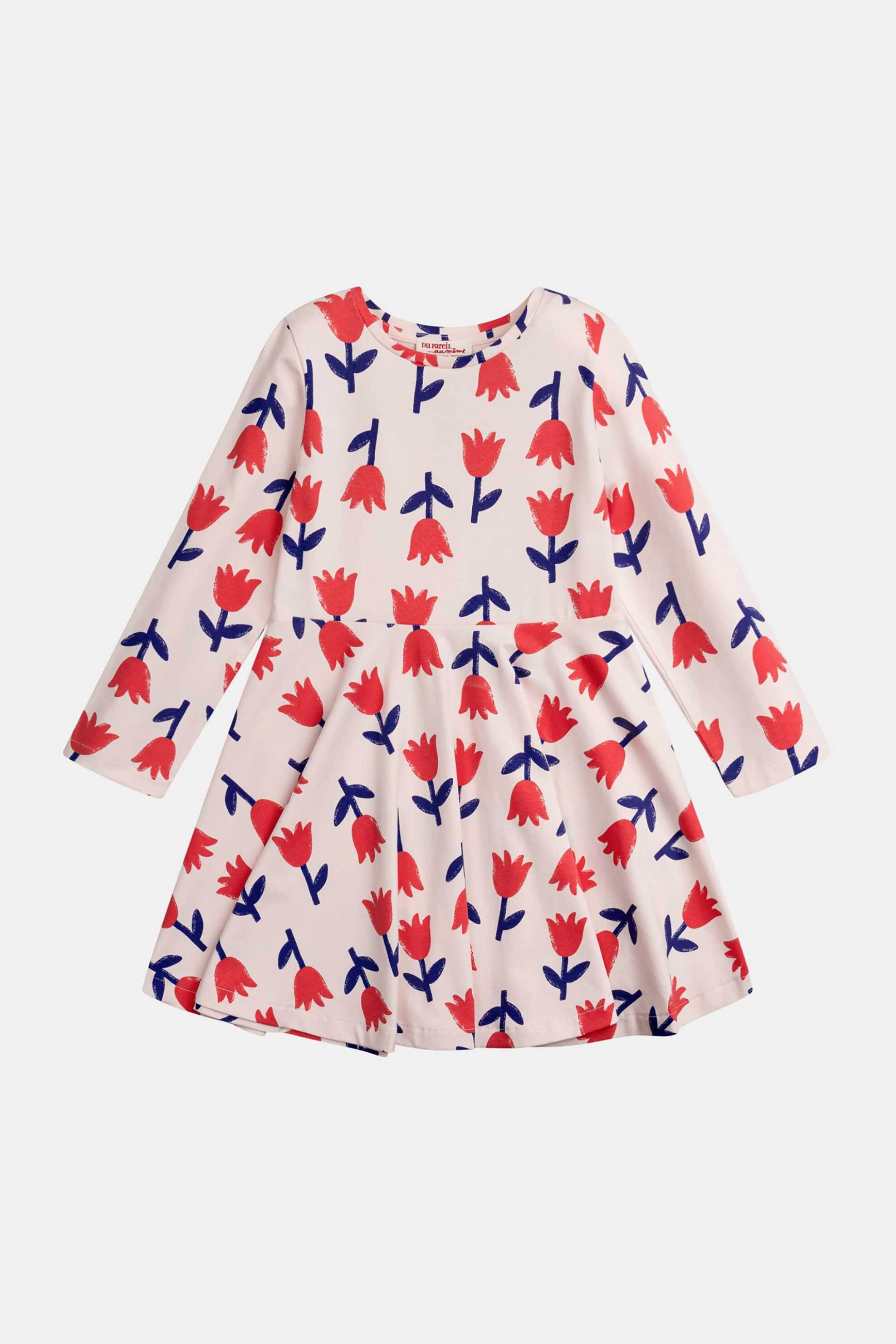 DPAM παιδικό φόρεμα για κορίτσια "Tulip Season" - 370535 Εκρού