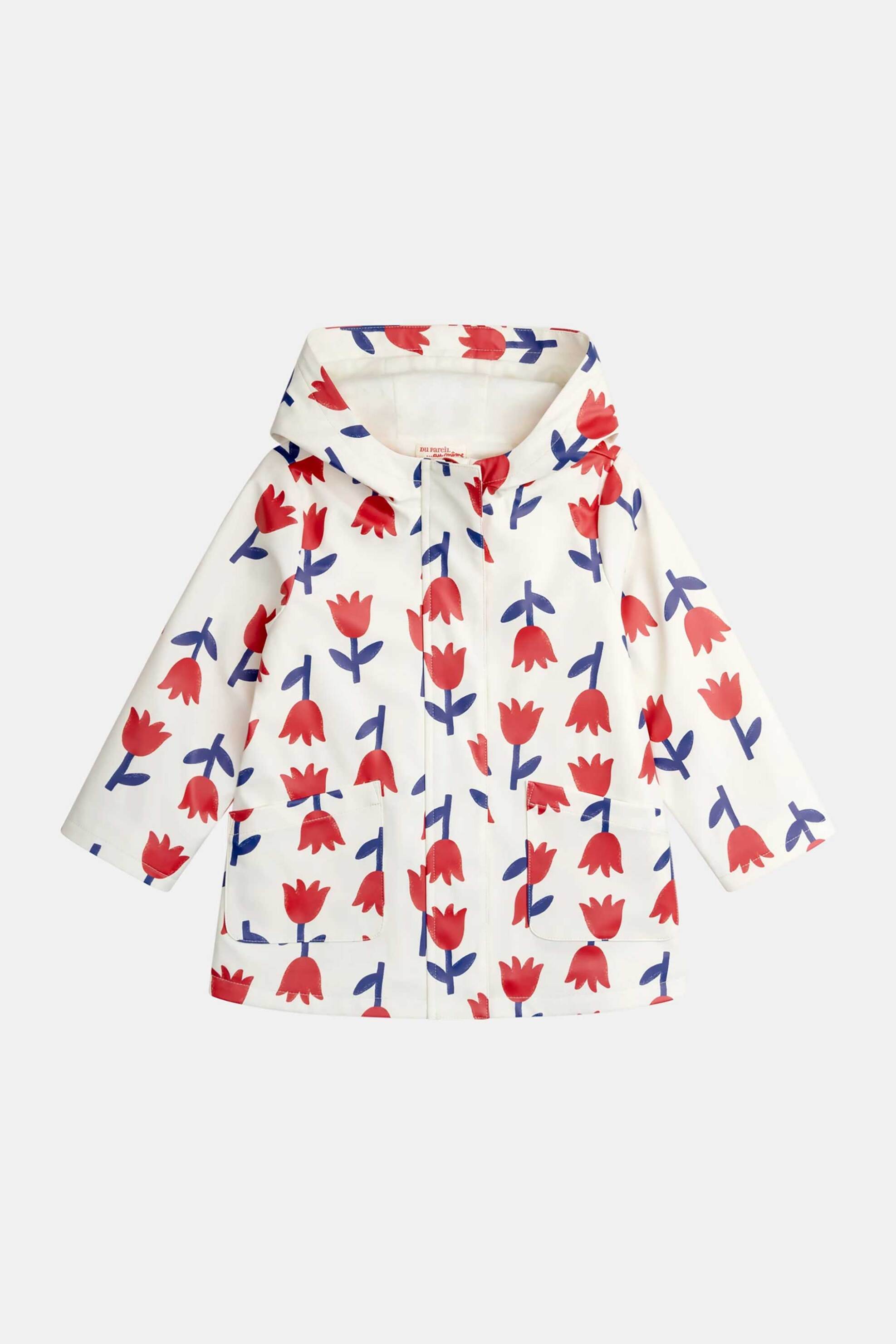 DPAM παιδικό μπουφάν για κορίτσια "Red Tulips" - 370744 Εκρού