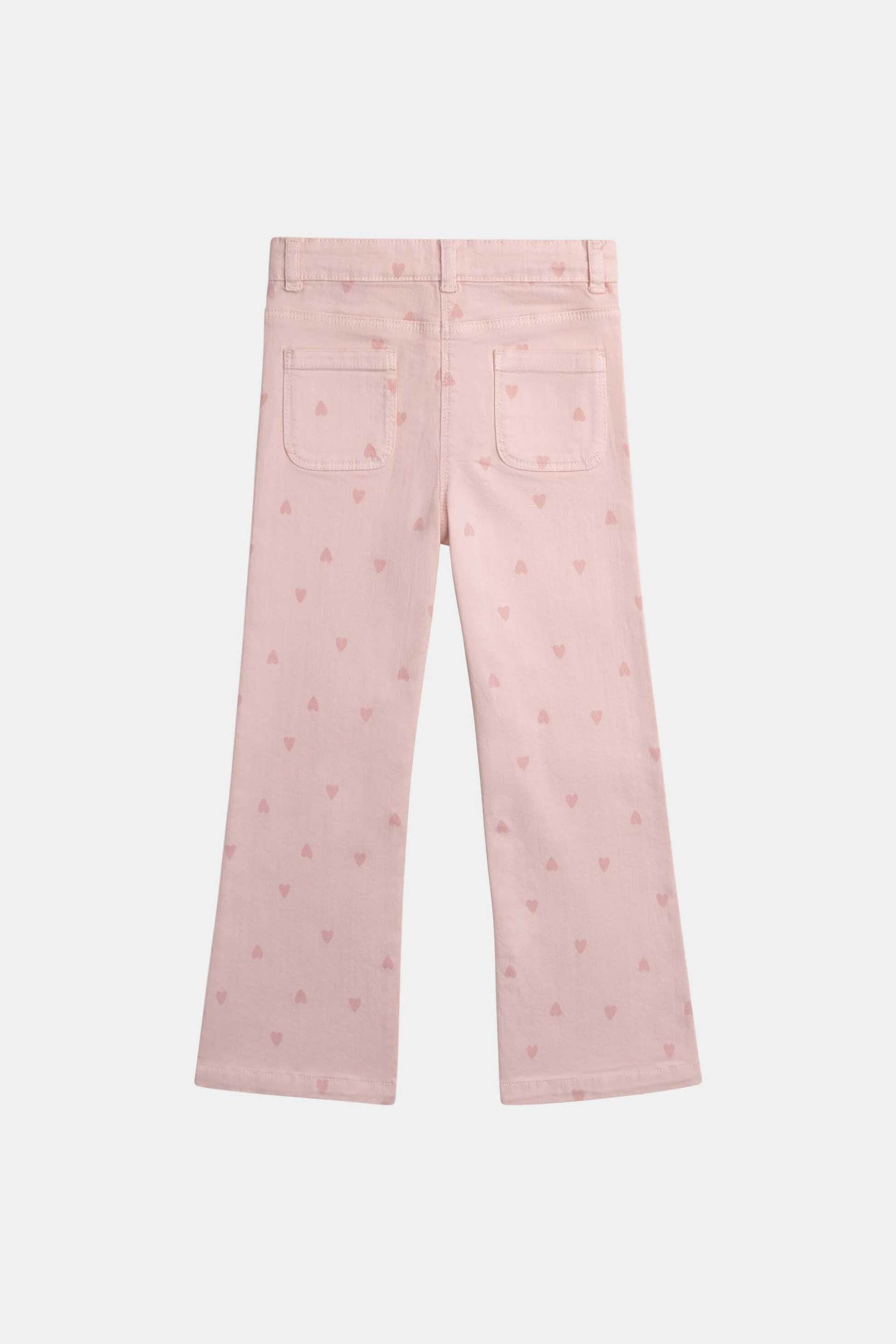 DPAM παιδικό τζιν παντελόνι για κορίτσια "Light Hearts" - 370985 Ροζ φωτογραφία