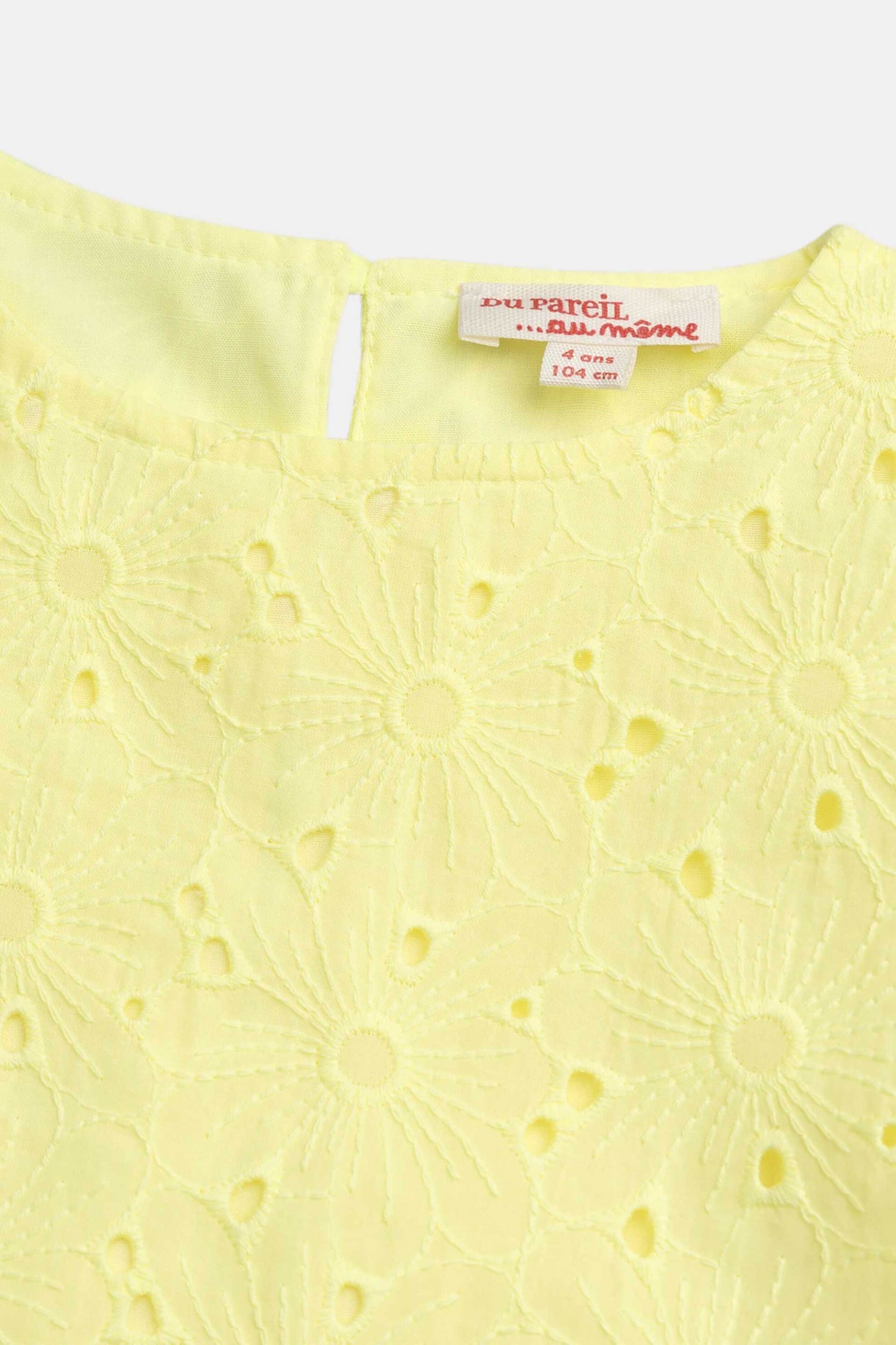 Dpam Παιδική Cropped Μπλούζα για Κορίτσια Yellow Sunshine - 373261 Κίτρινο
