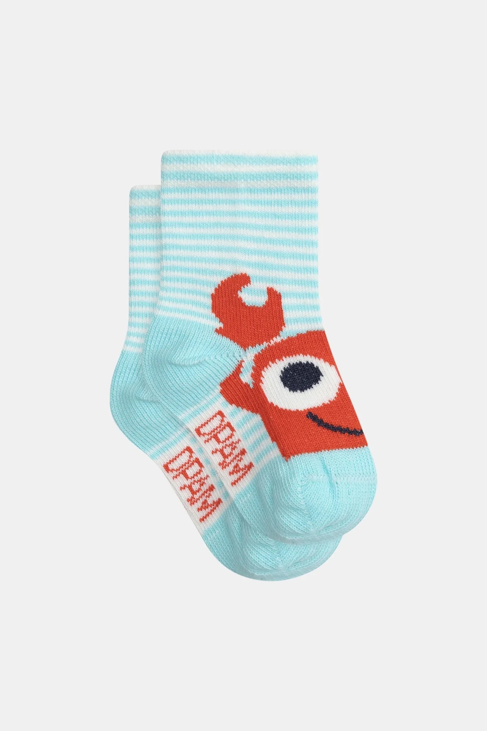 DPAM βρεφικές κάλτσες για αγόρια "Happy Crab" - 376785 Τυρκουάζ