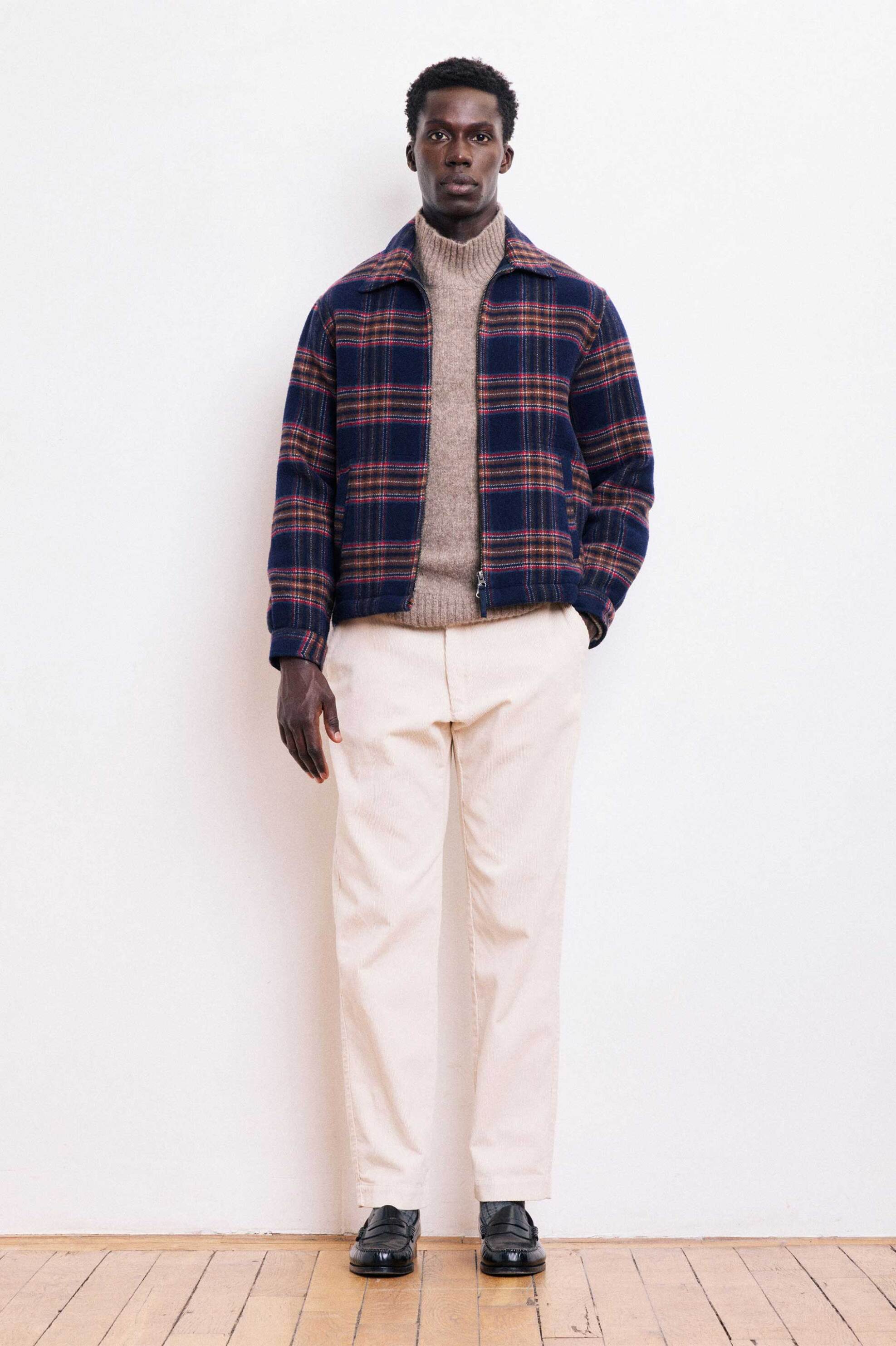 Hartford ανδρικό jacket με καρό σχέδιο "Dave" - BE26113 Μπλε Σκούρο φωτογραφία