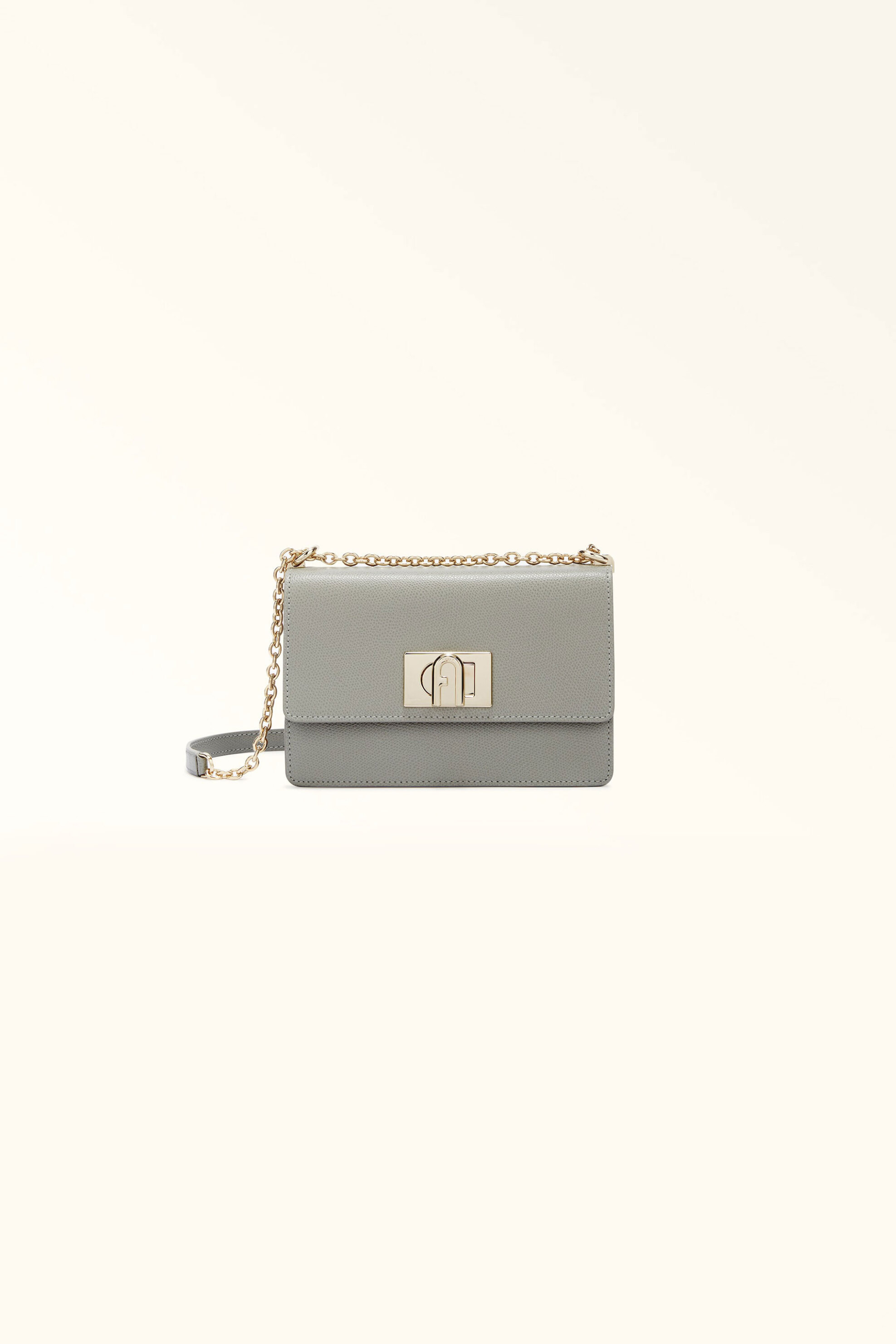 Furla γυναικεία δερμάτινη τσάντα crossbody - BAFKACO-ARE000 Γκρι