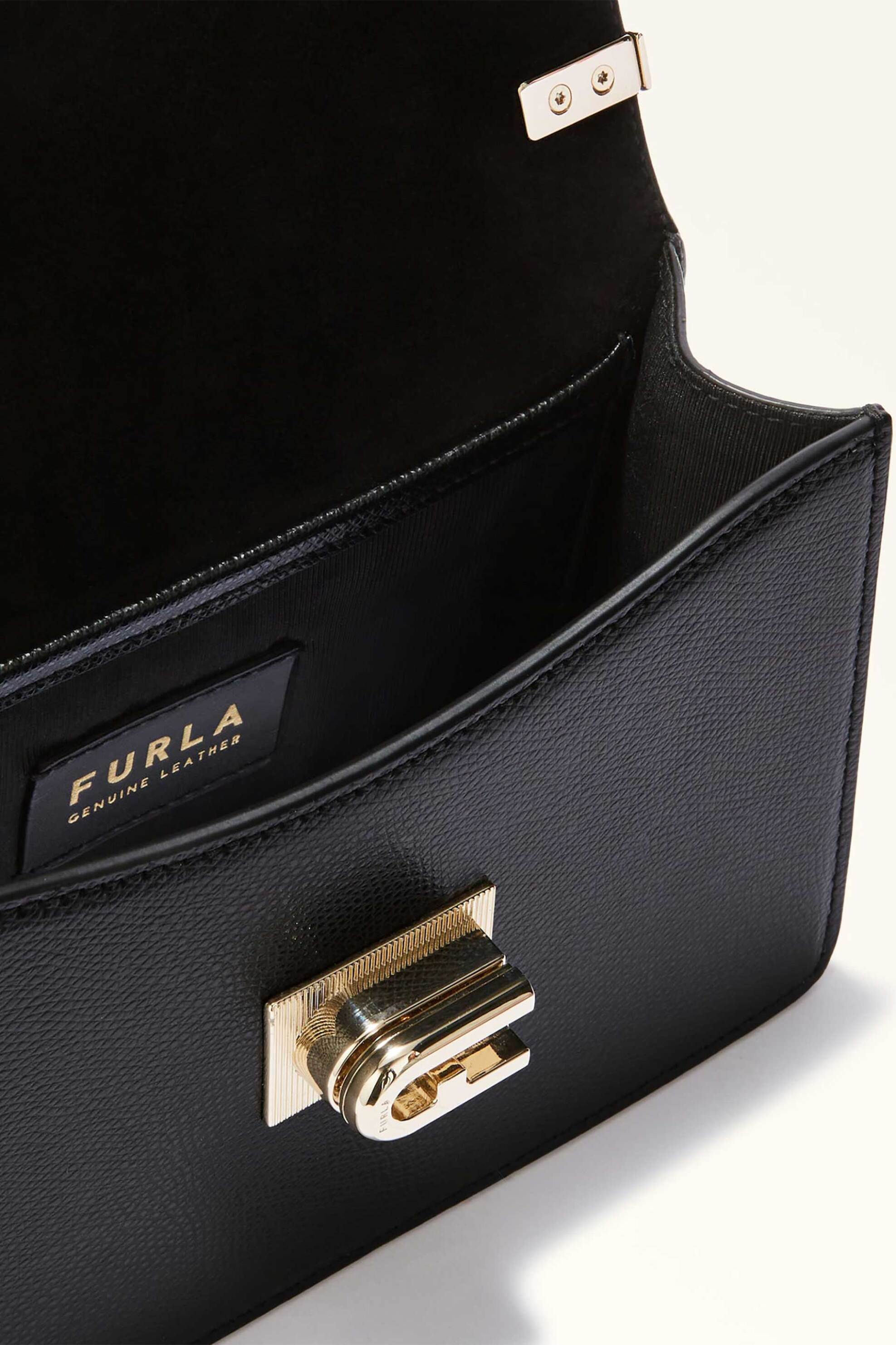 Furla γυναικεία δερμάτινη τσάντα crossbody - BAFKACO-ARE000 Μαύρο φωτογραφία