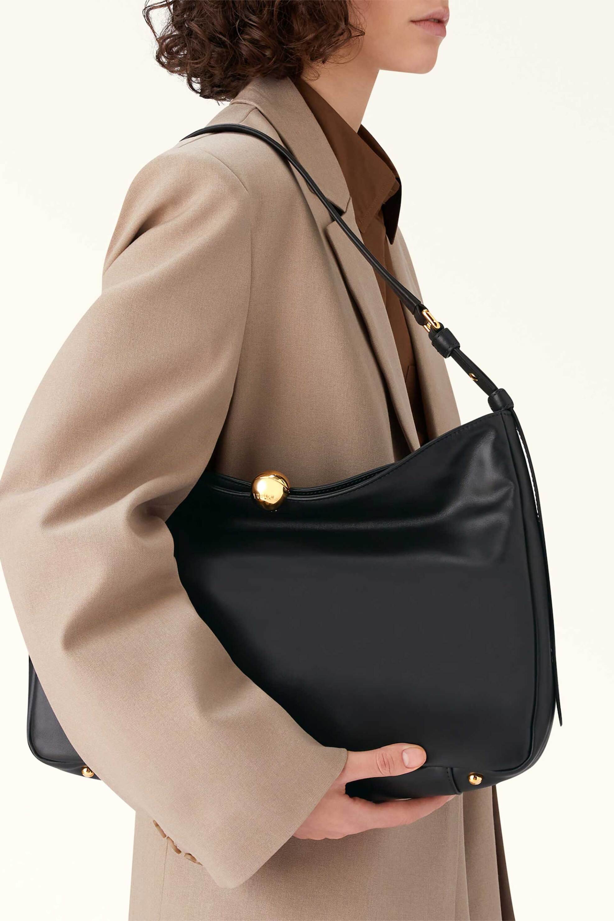 Furla Γυναικεία Δερμάτινη Τσάντα Ώμου Sfera Soft L - Wb01365-Bx3168 Μαύρο