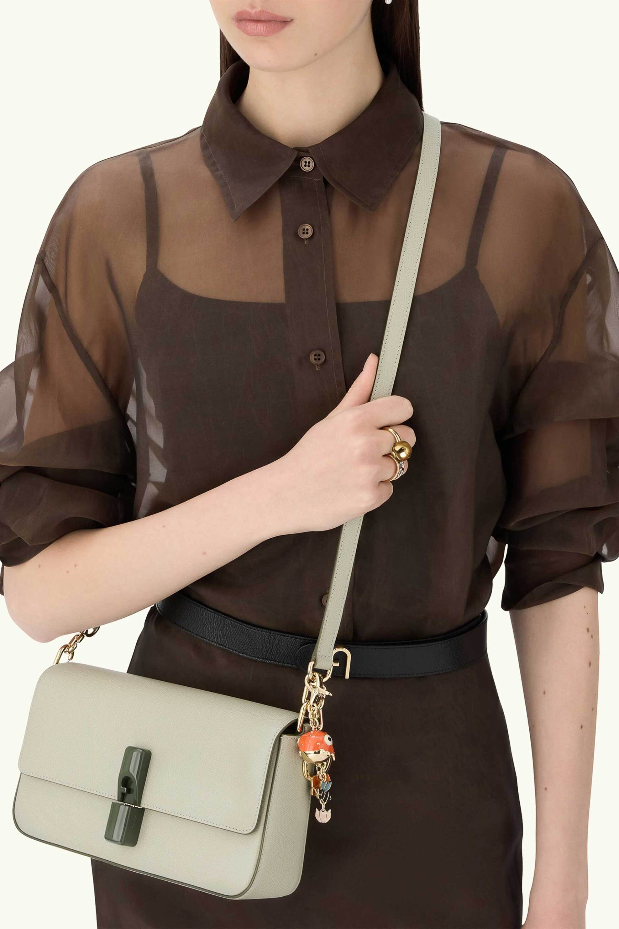 FURLA Furla γυναικεία τσάντα crossbody "Iride S" - WB01826-ARE000 Εκρού - 4