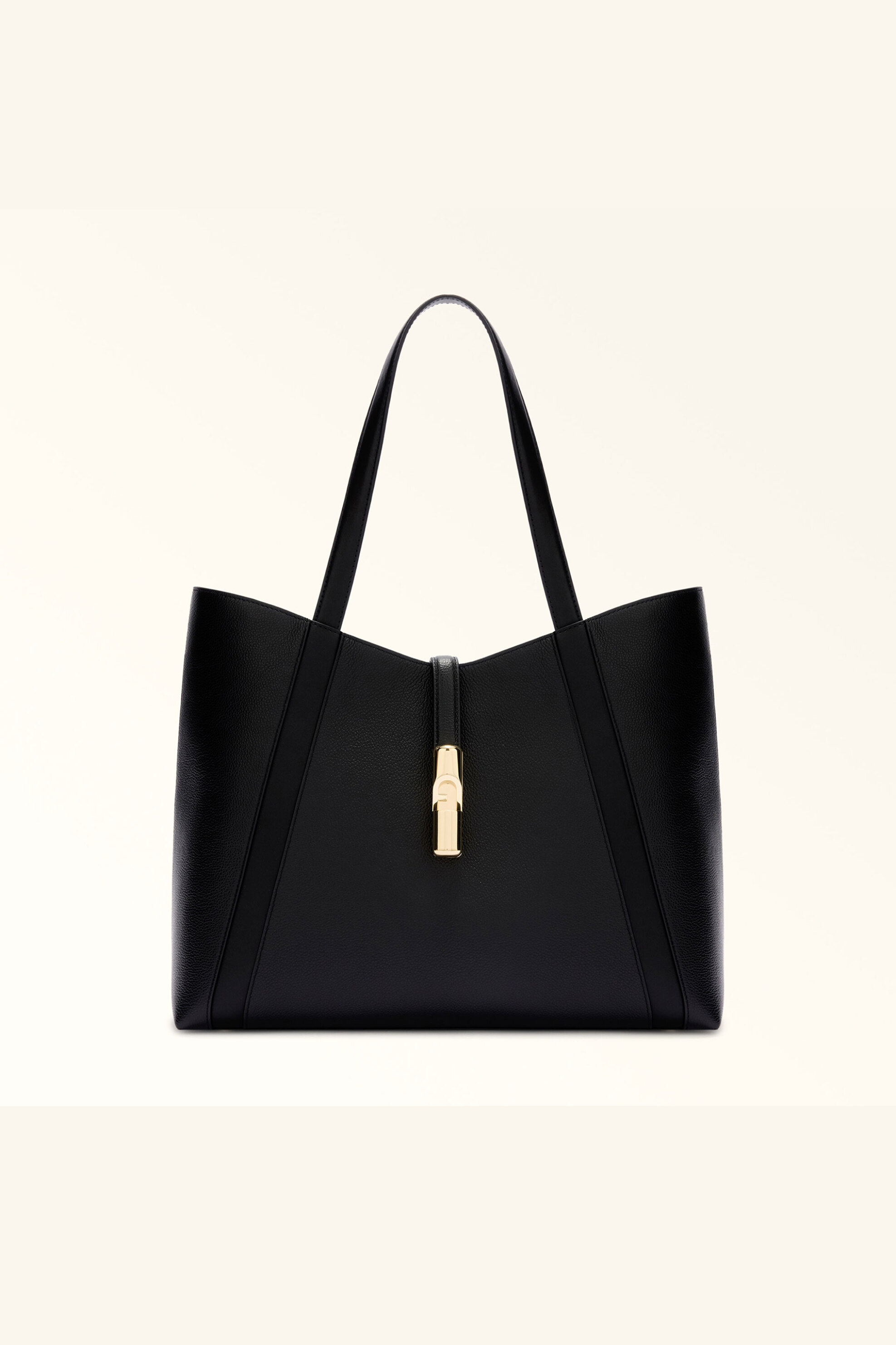 Furla γυναικεία δερμάτινη τσάντα ώμου "Goccia Tote L" - WB01788-BX3353 Μαύρο