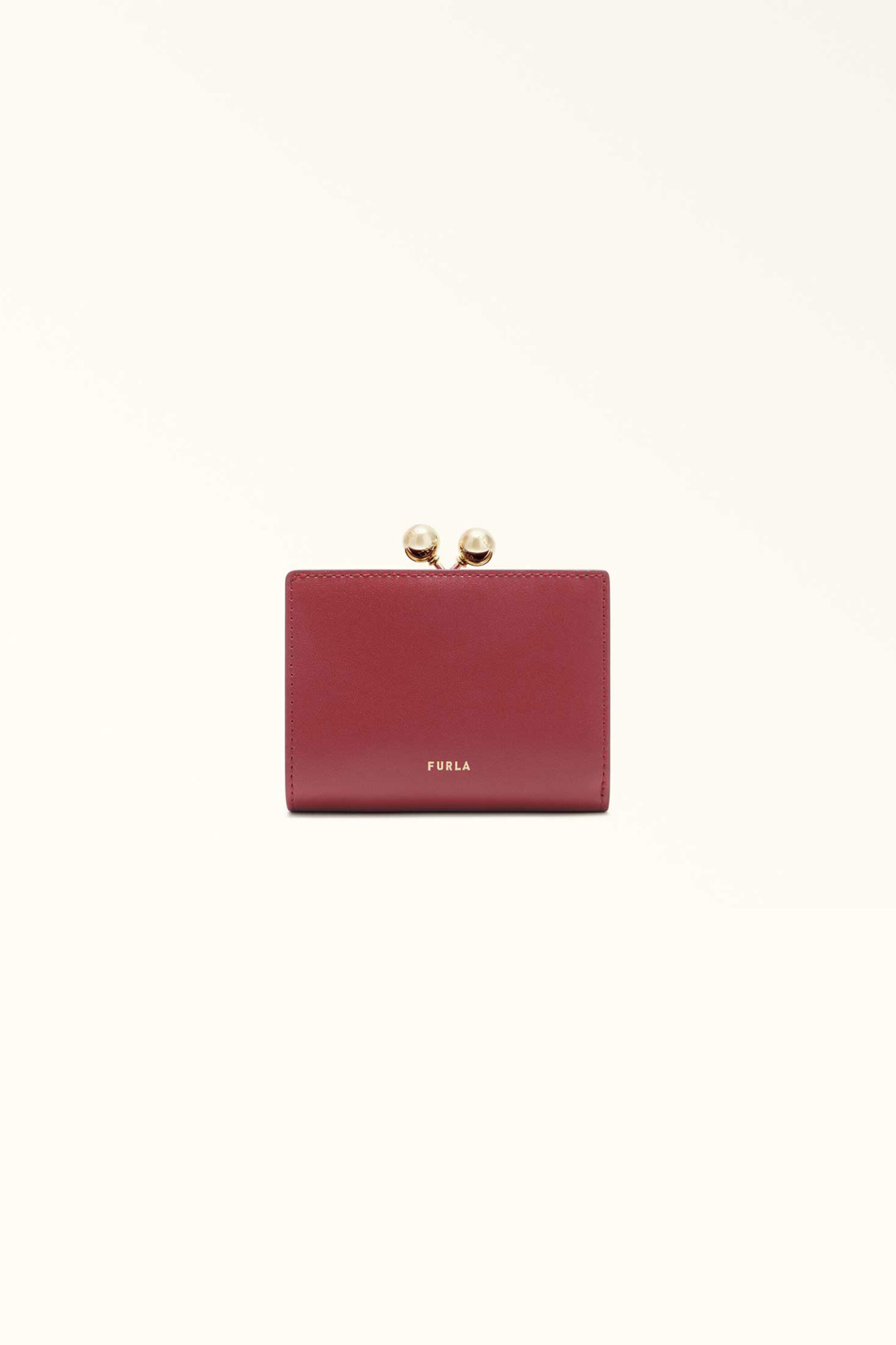 Furla γυναικείo πορτοφόλι "Dots Compact Wallet S" - WP00541-BX3104 Μπορντό