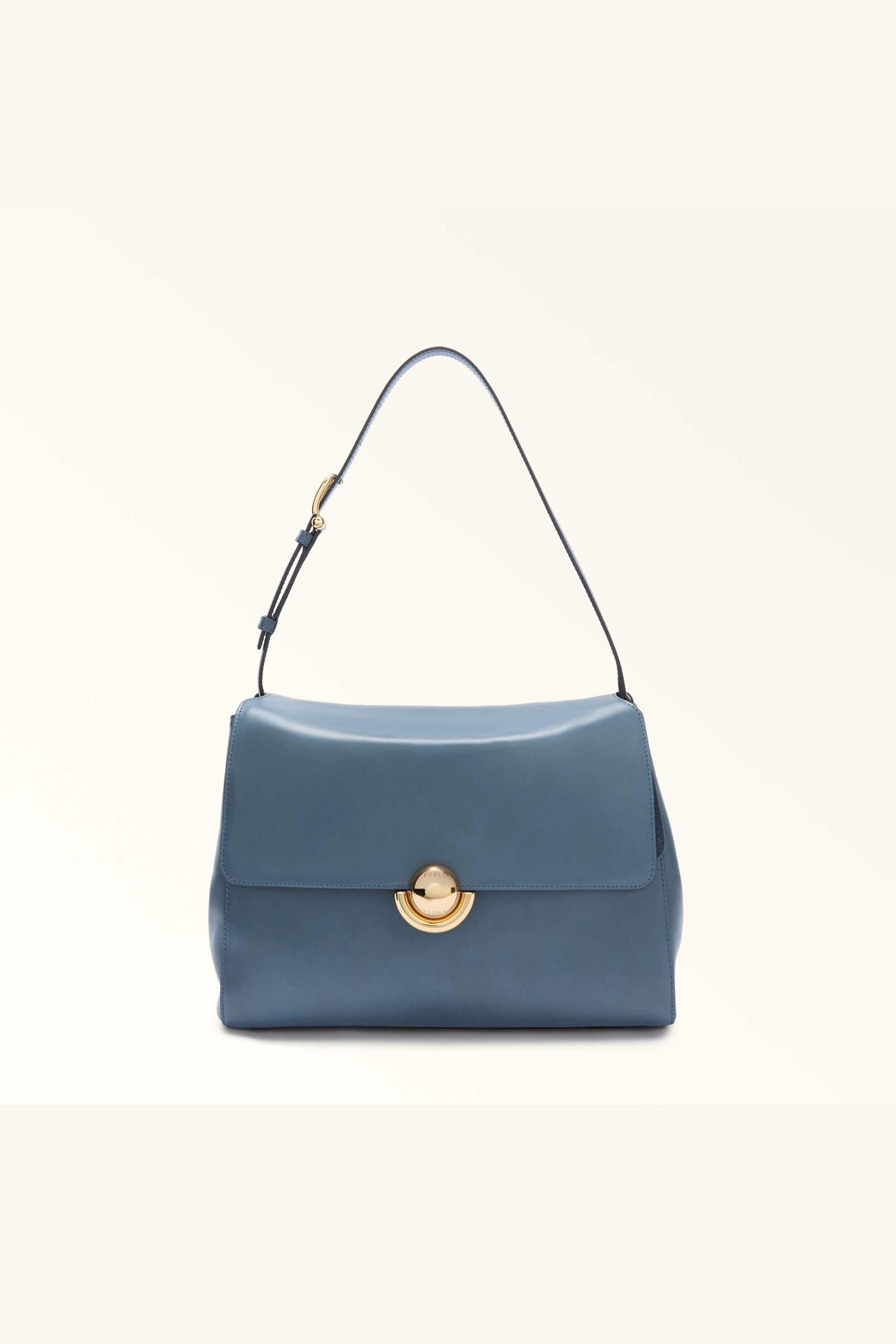 Furla γυναικεία τσάντα ώμου "Domus Bag M" - WB01804-BX4185 Γαλάζιο