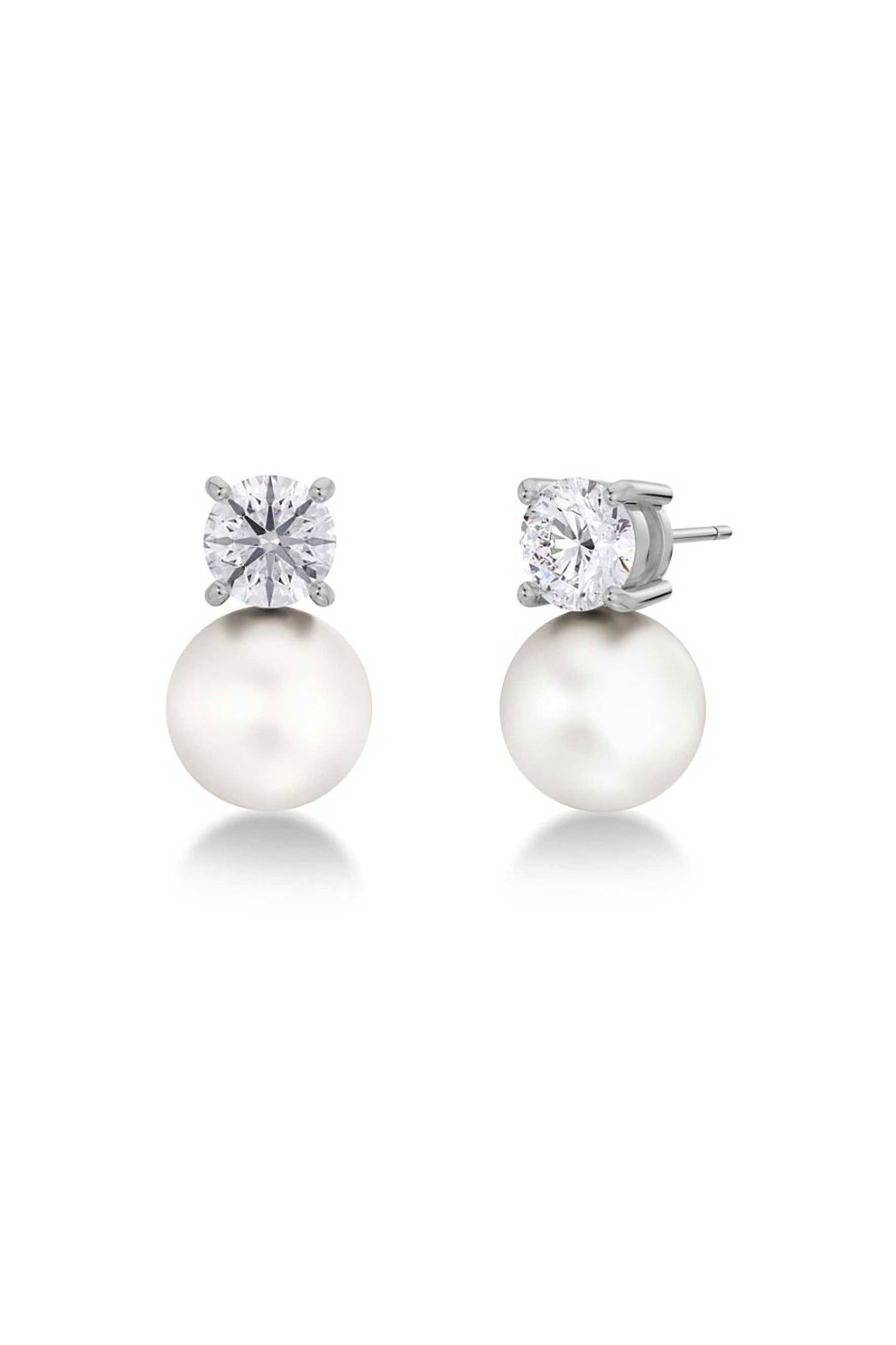 EDBLAD γυναικεία σκουλαρίκια "Luna Studs Steel" (L) - 123869